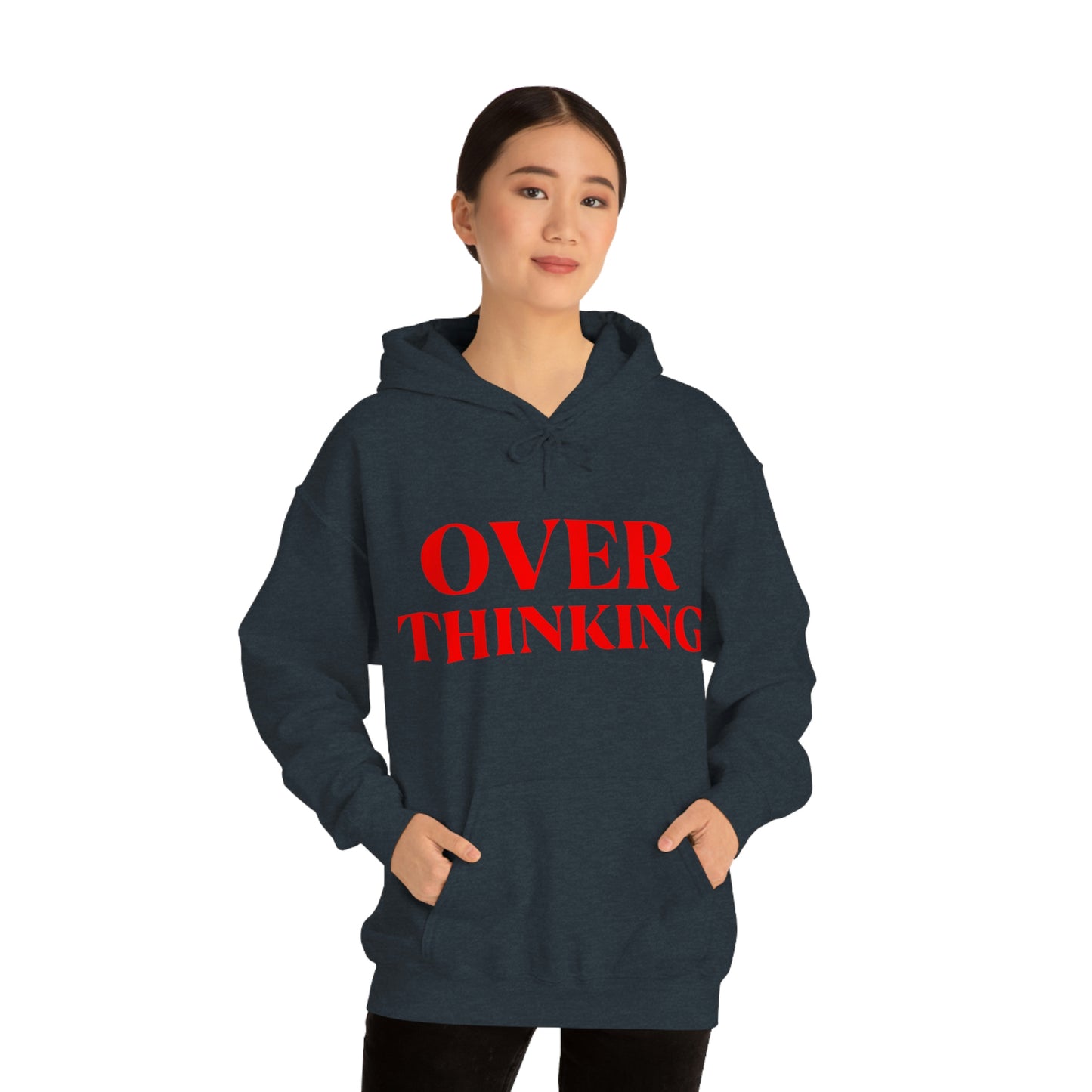 Over Thinking Red Hoodie