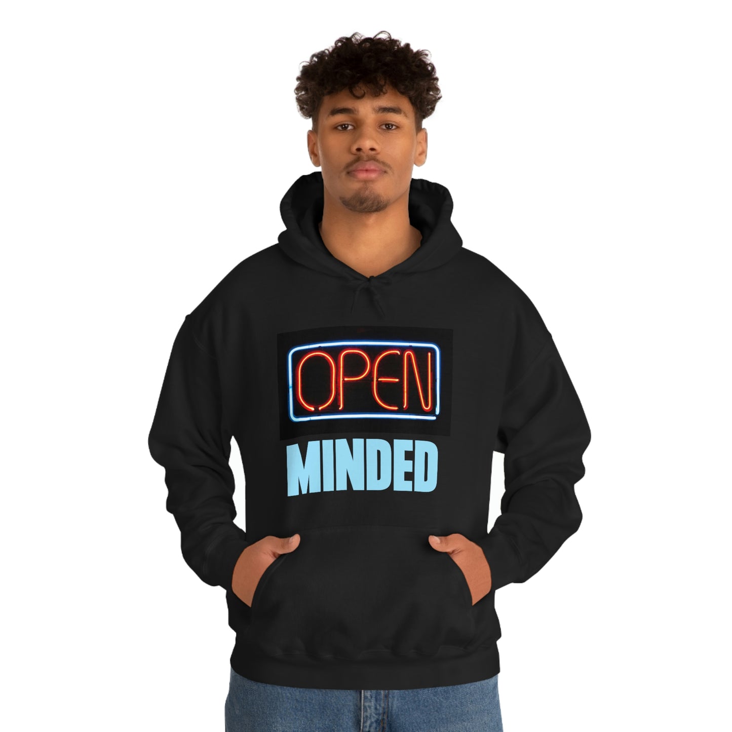 Open Minded Blue Hoodie