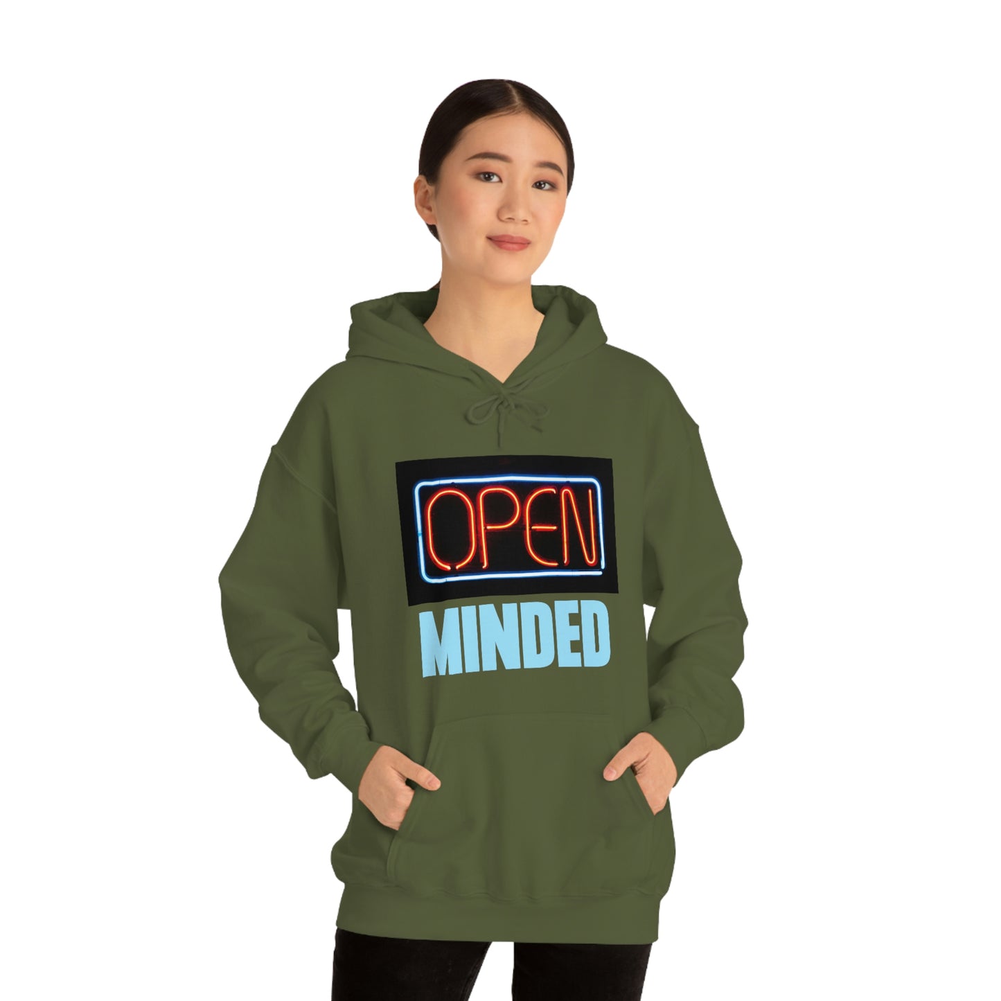 Open Minded Blue Hoodie