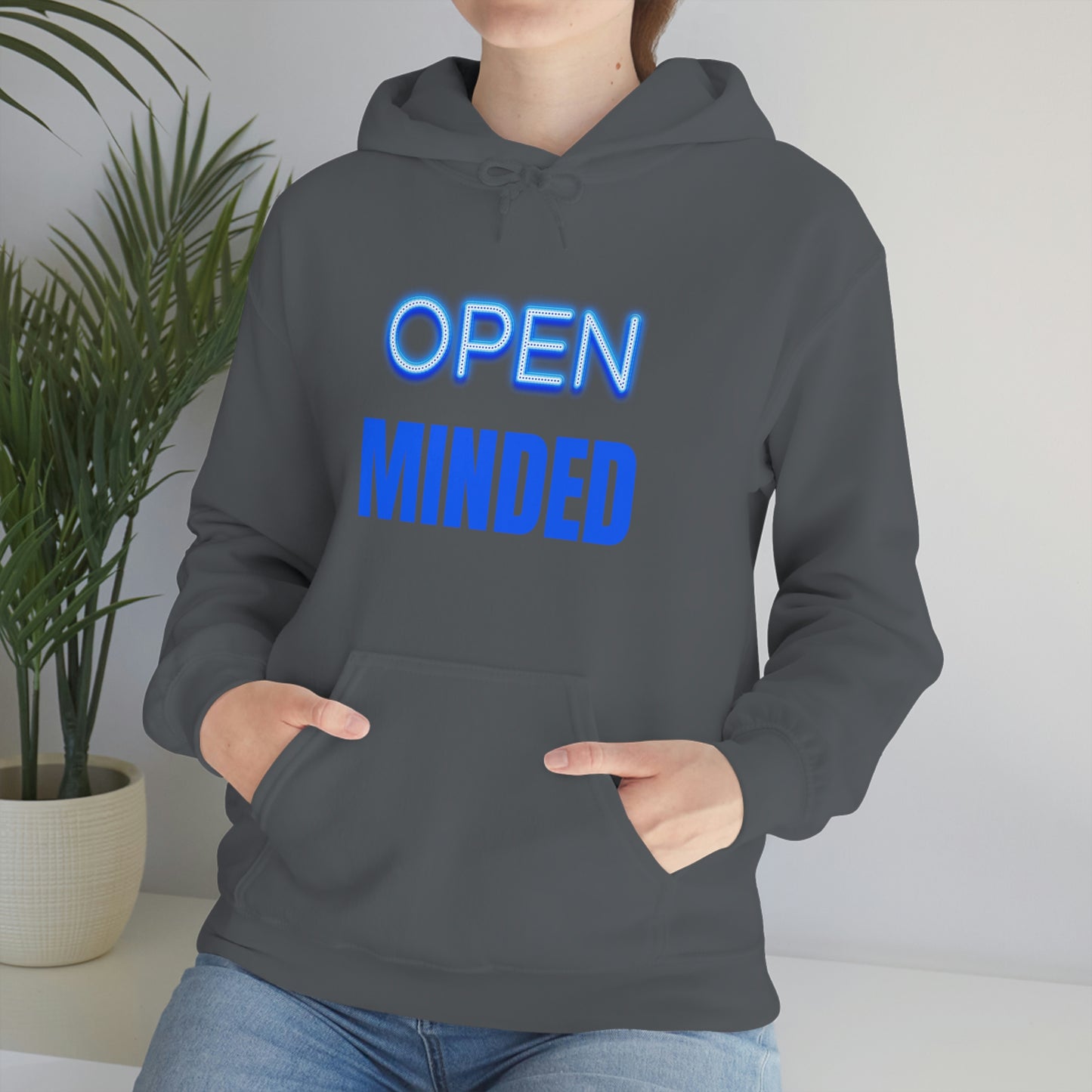 Open Minded Blue Hoodie