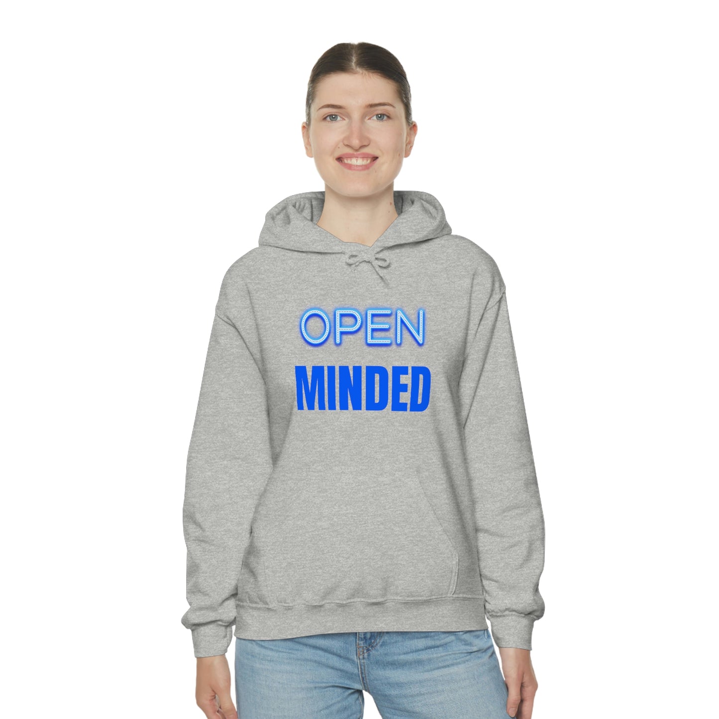 Open Minded Blue Hoodie