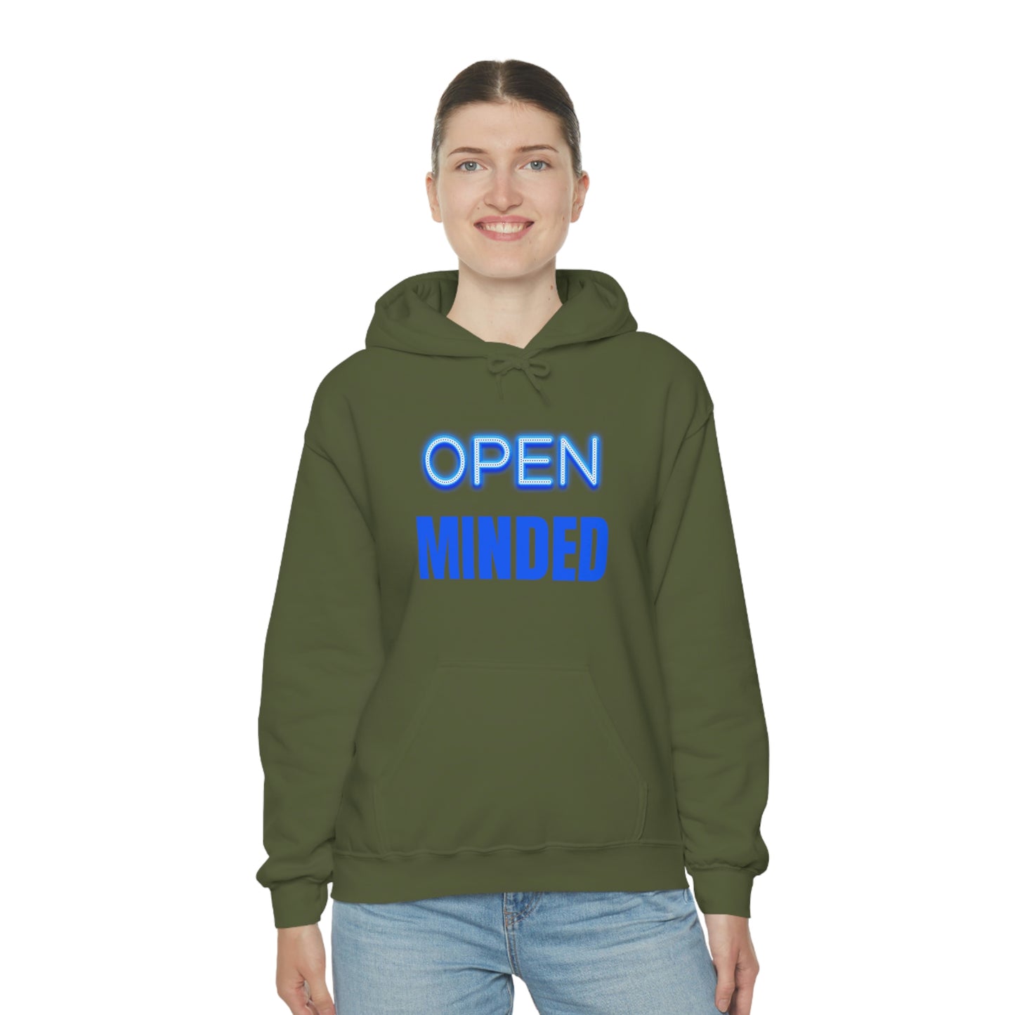 Open Minded Blue Hoodie