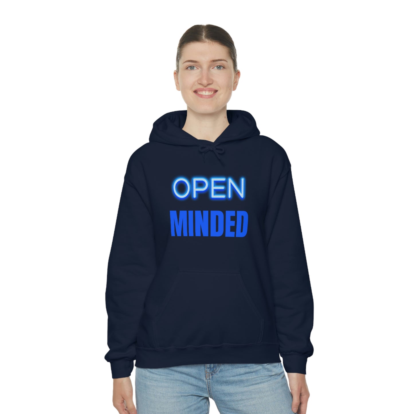 Open Minded Blue Hoodie