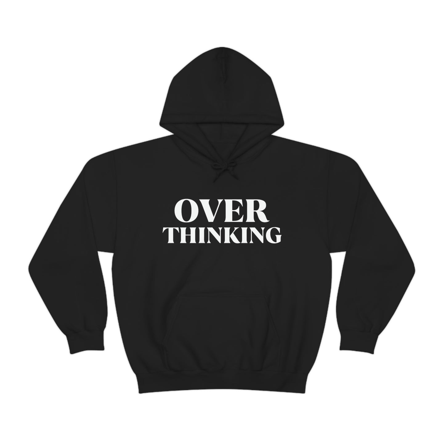 Over Thinking White Hoodie