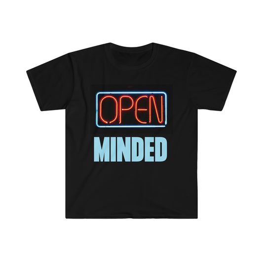 Open Minded Neon Blue T-Shirt