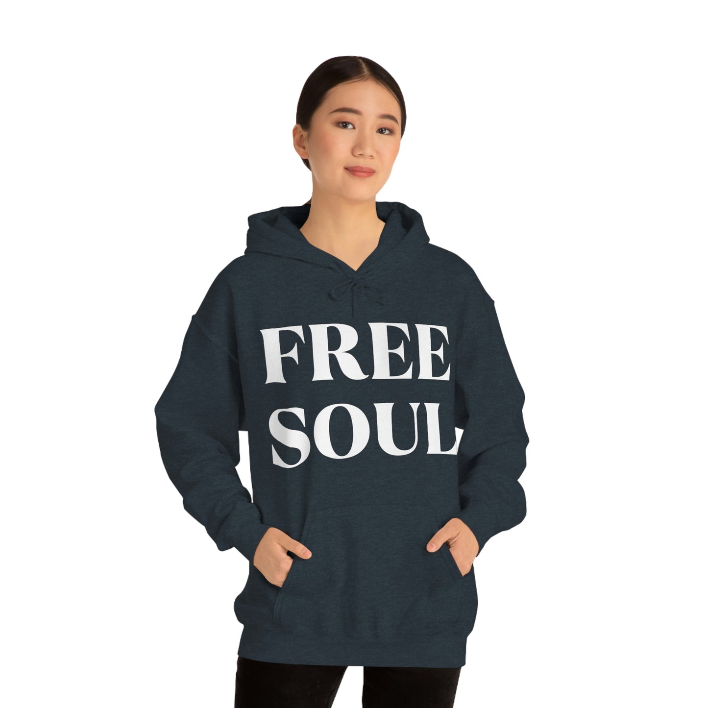 Free Soul Wht Hoodie