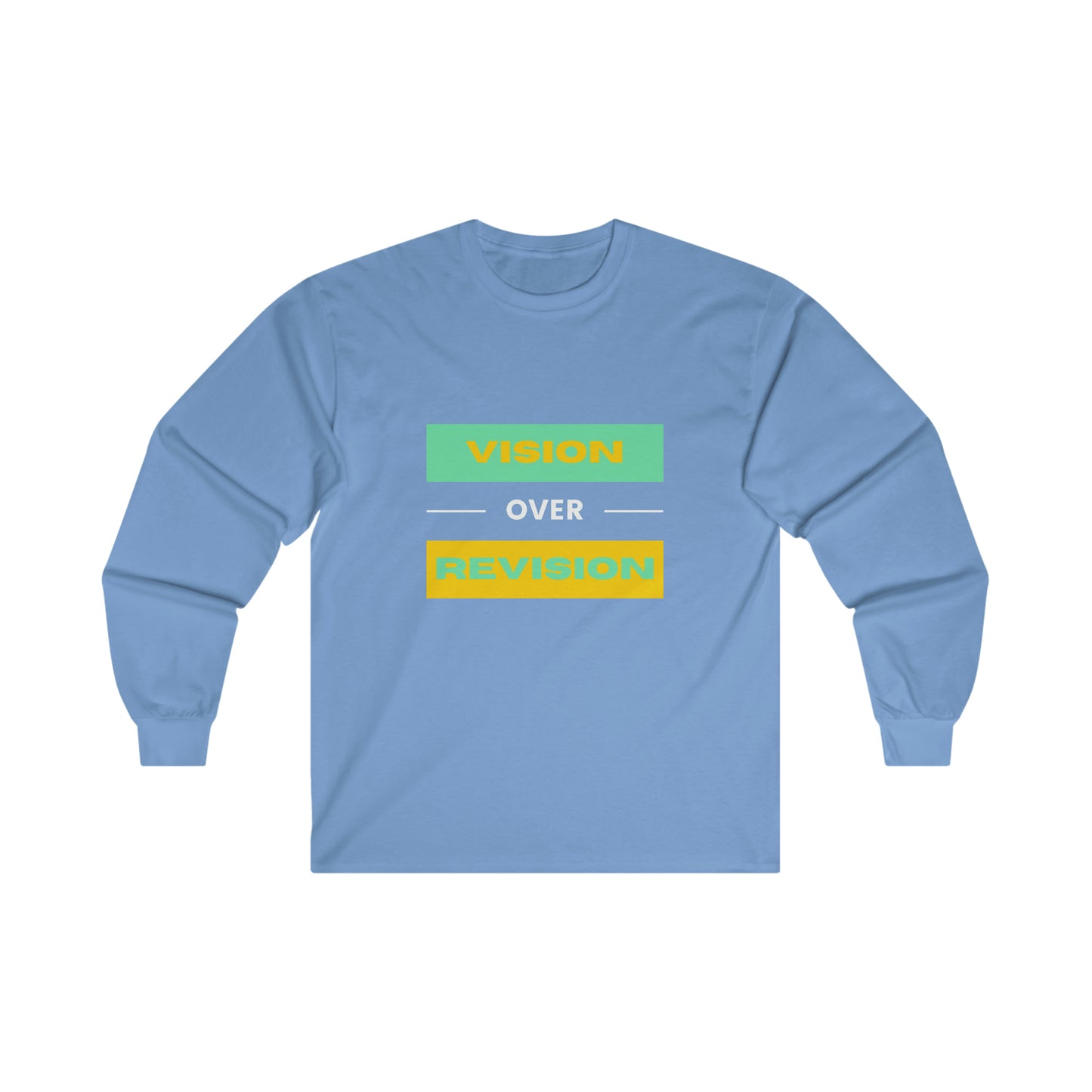 Vision Over Revision Mint Long Sleeve Tee