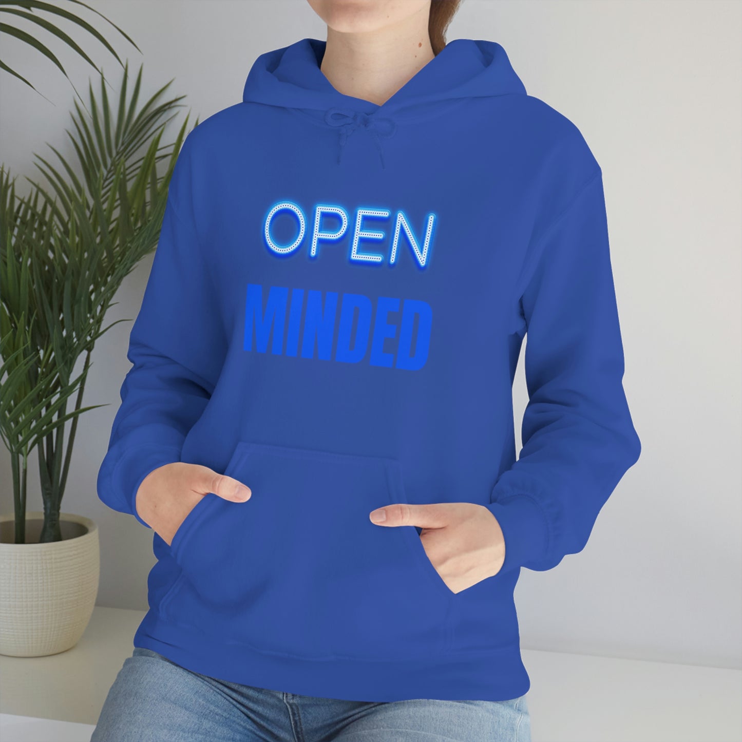 Open Minded Blue Hoodie