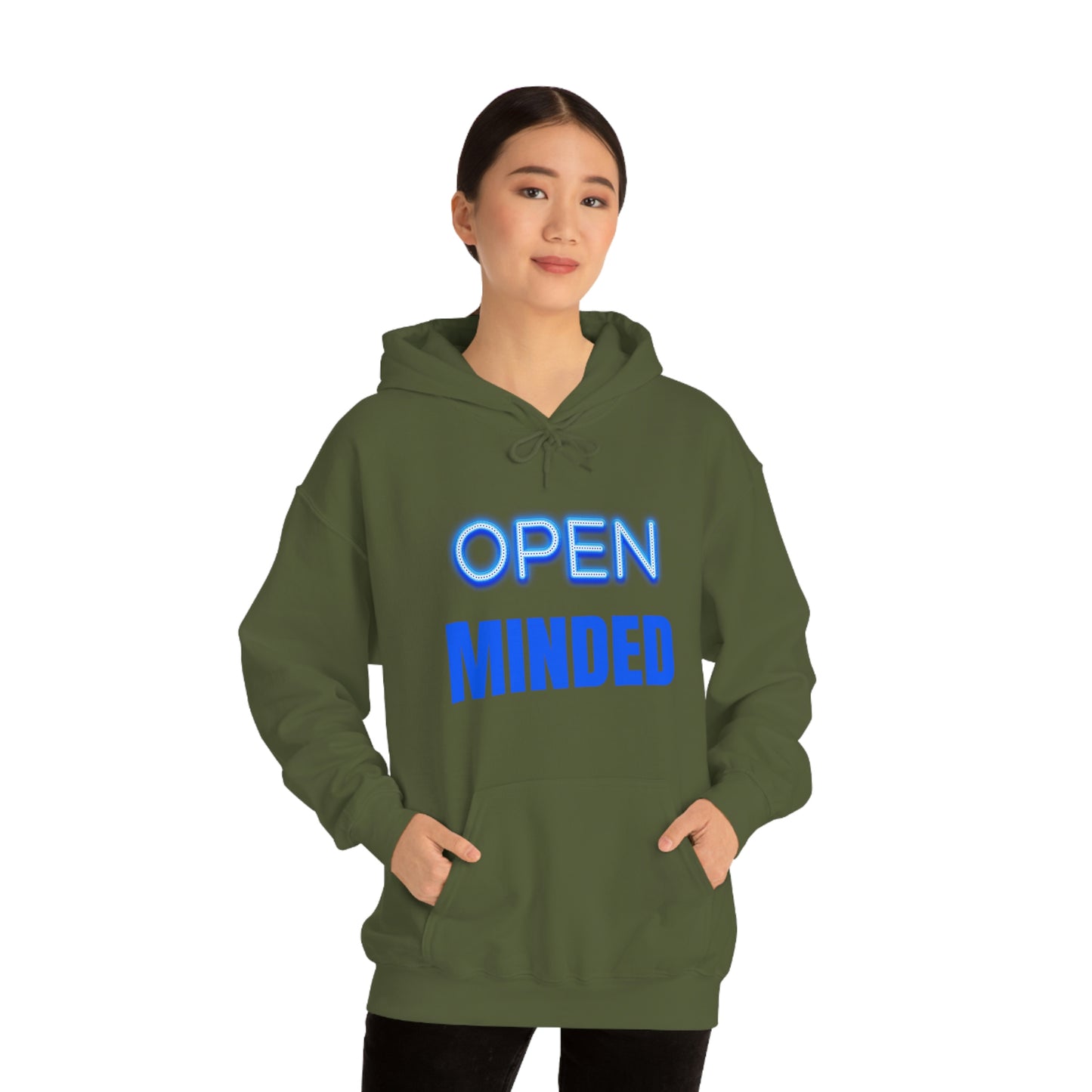 Open Minded Blue Hoodie