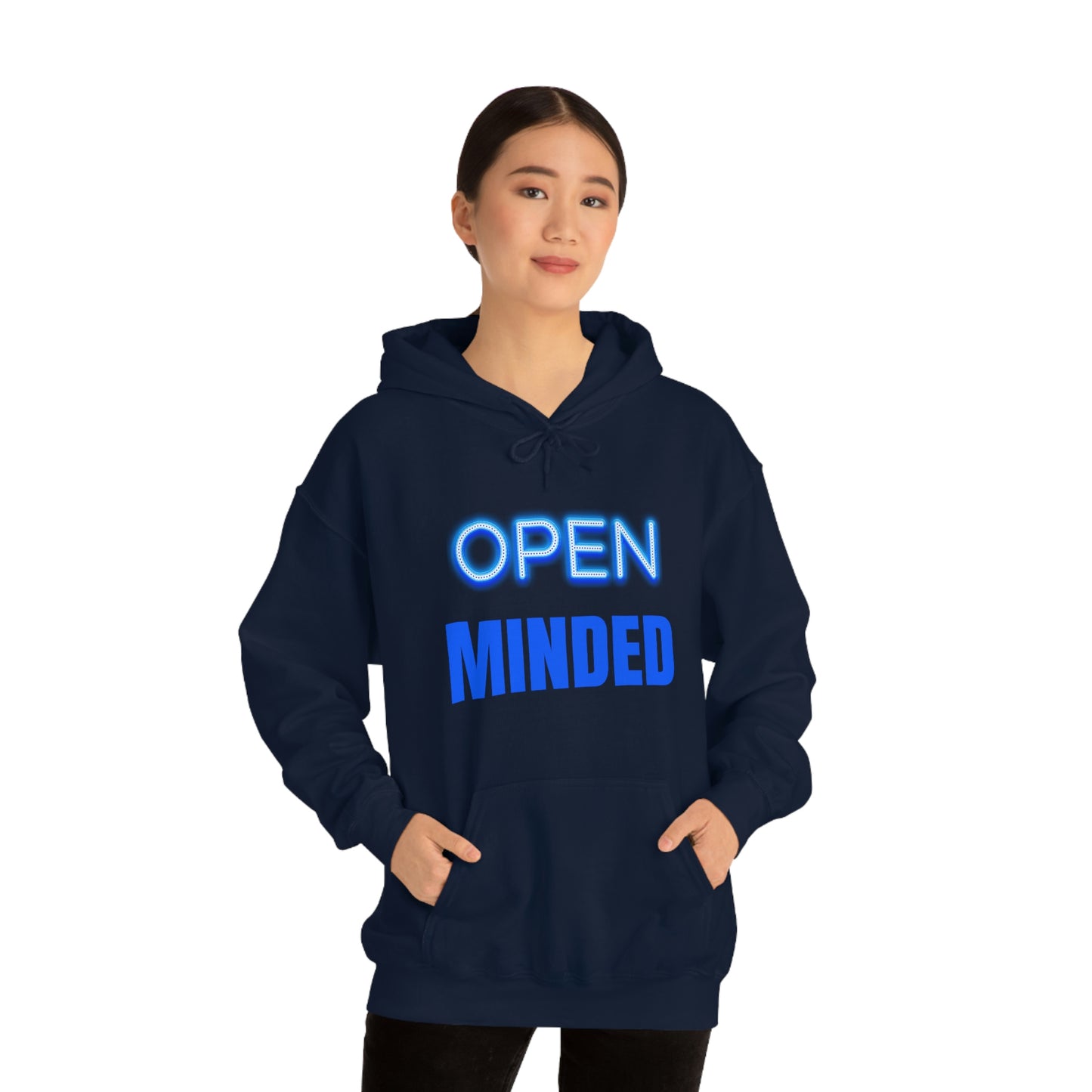 Open Minded Blue Hoodie