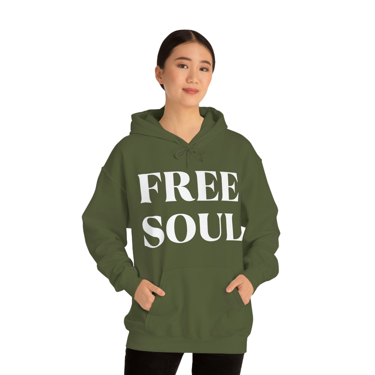 Free Soul Wht Hoodie