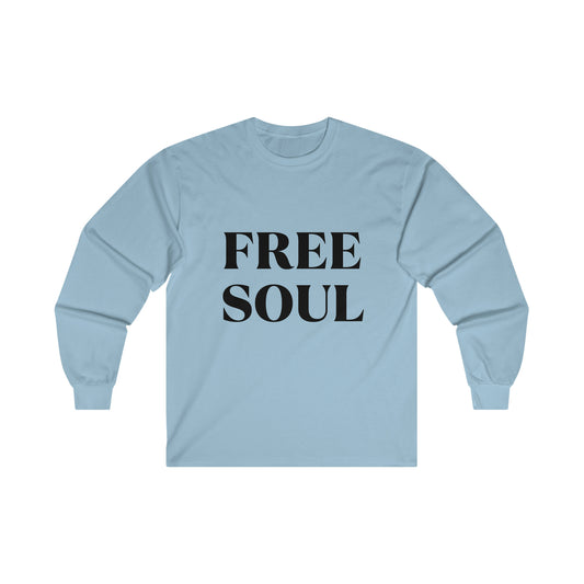 Free Soul Blk Long Sleeve Tee