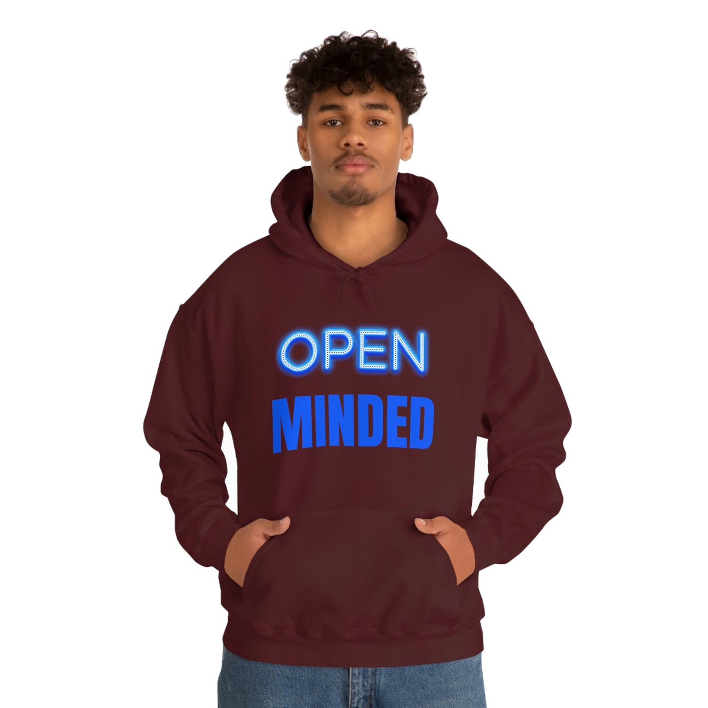 Open Minded Blue Hoodie