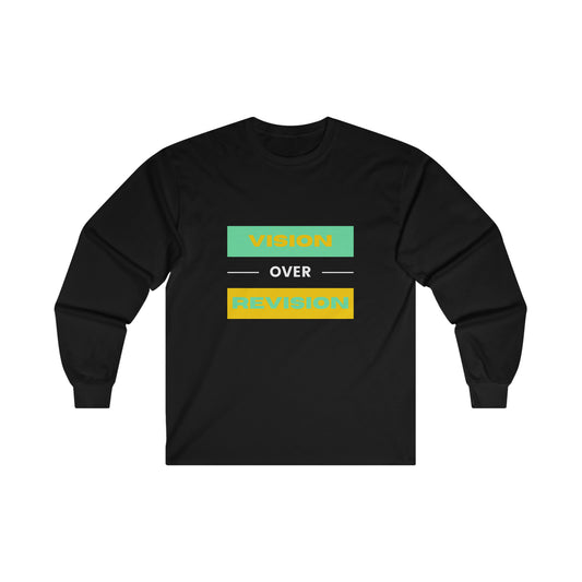 Vision Over Revision Mint Long Sleeve Tee