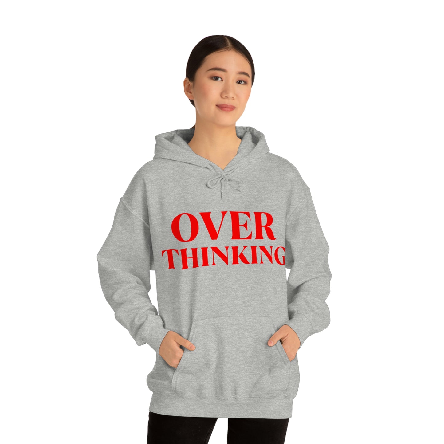 Over Thinking Red Hoodie