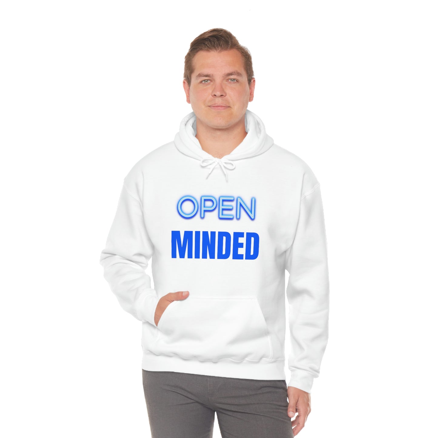 Open Minded Blue Hoodie