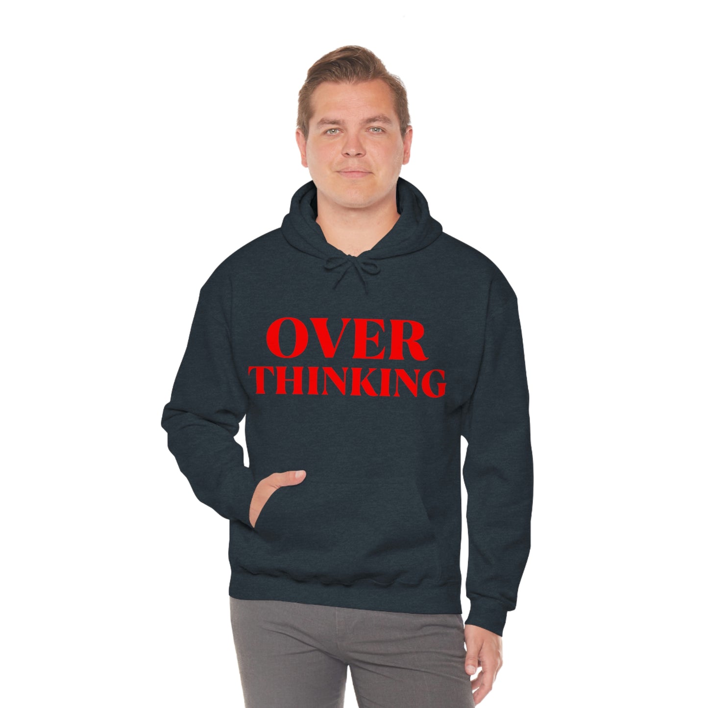 Over Thinking Red Hoodie