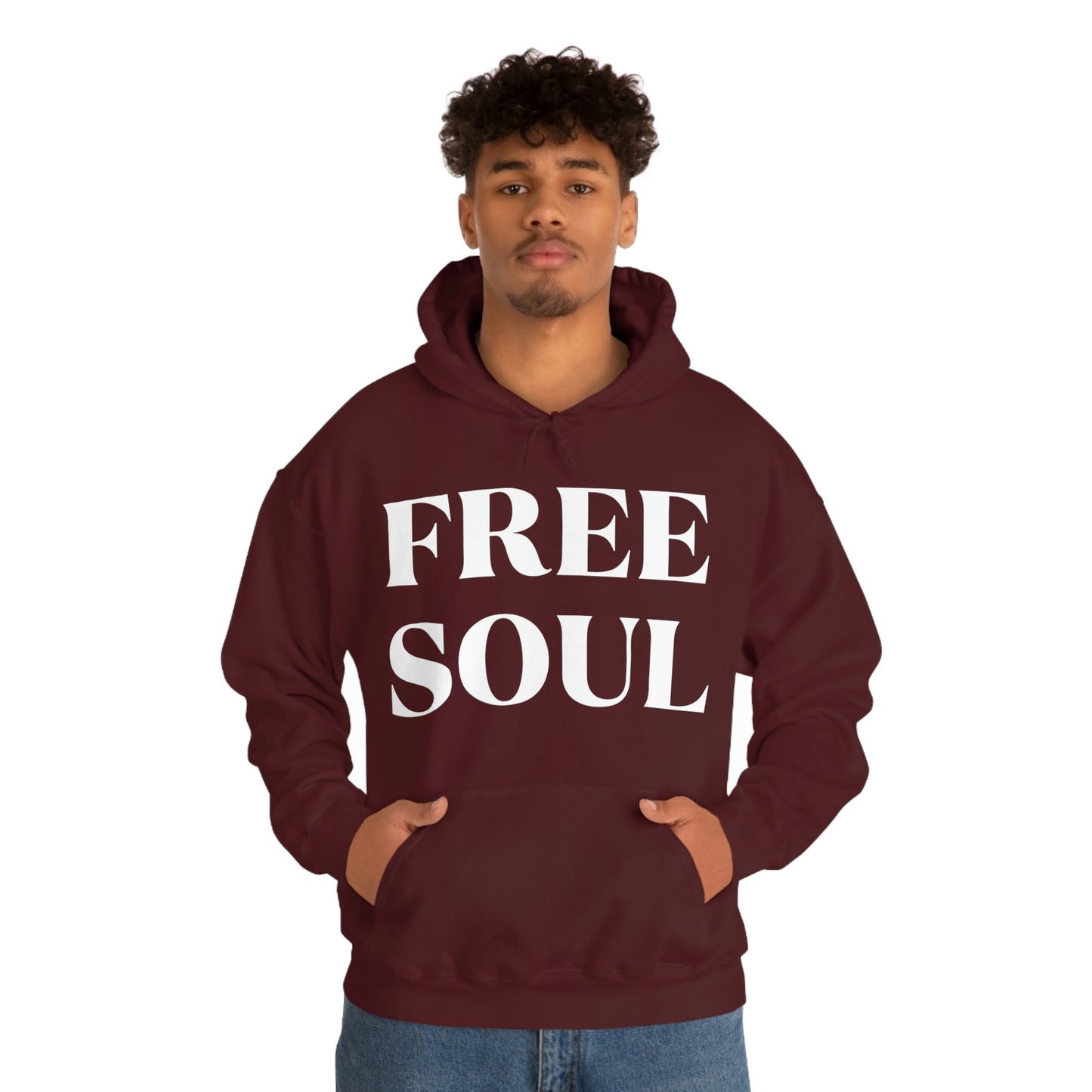 Free Soul Wht Hoodie