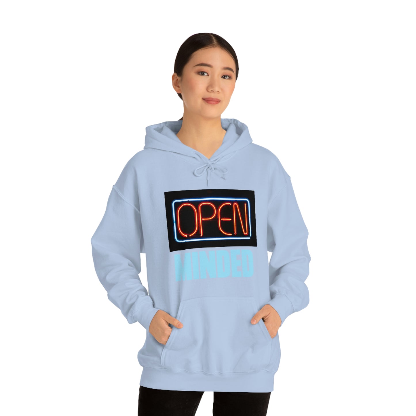 Open Minded Blue Hoodie