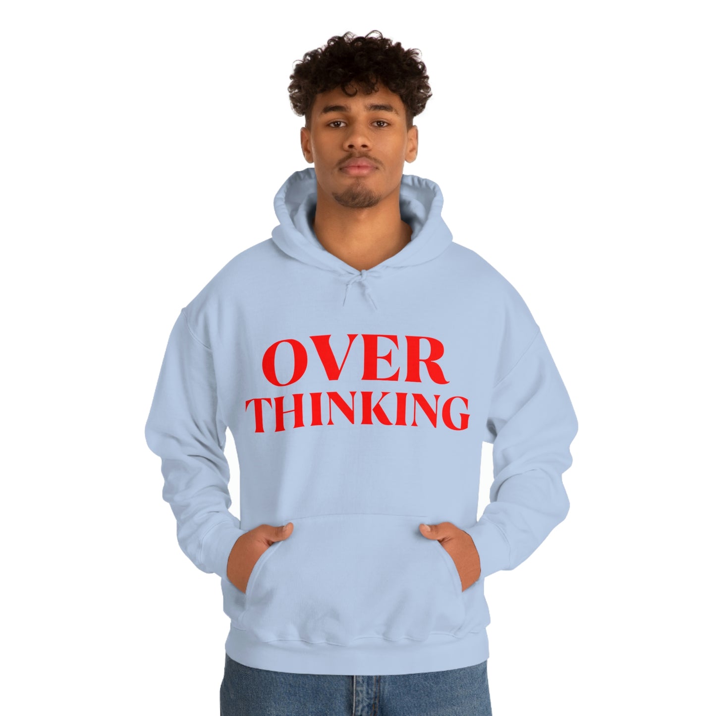 Over Thinking Red Hoodie