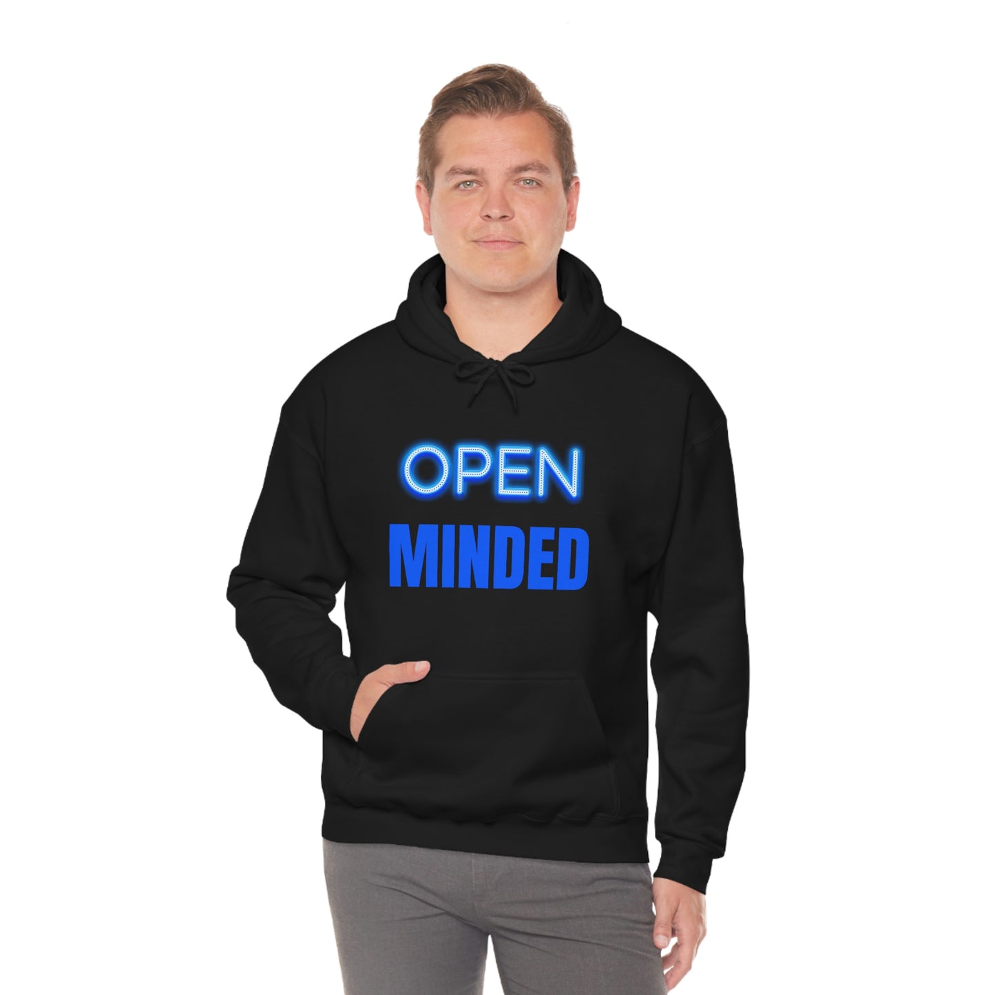 Open Minded Blue Hoodie