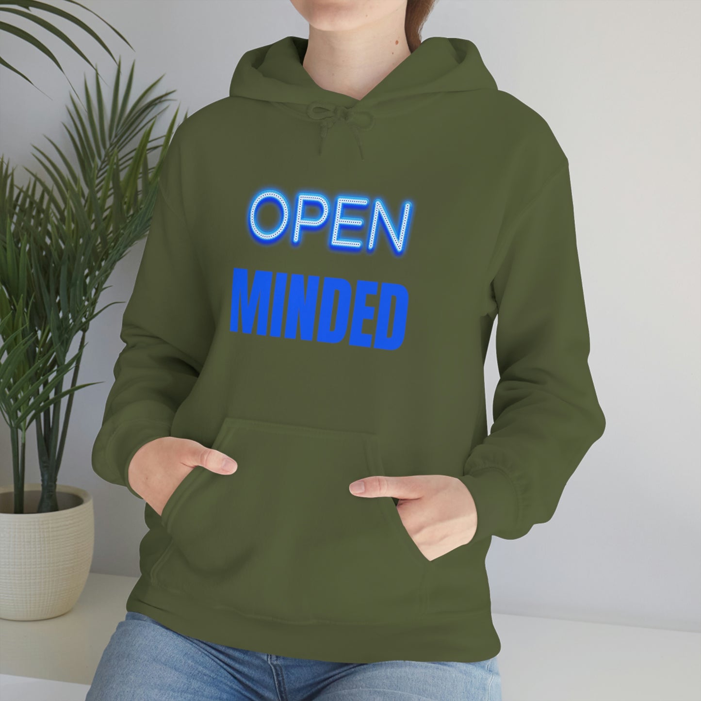 Open Minded Blue Hoodie