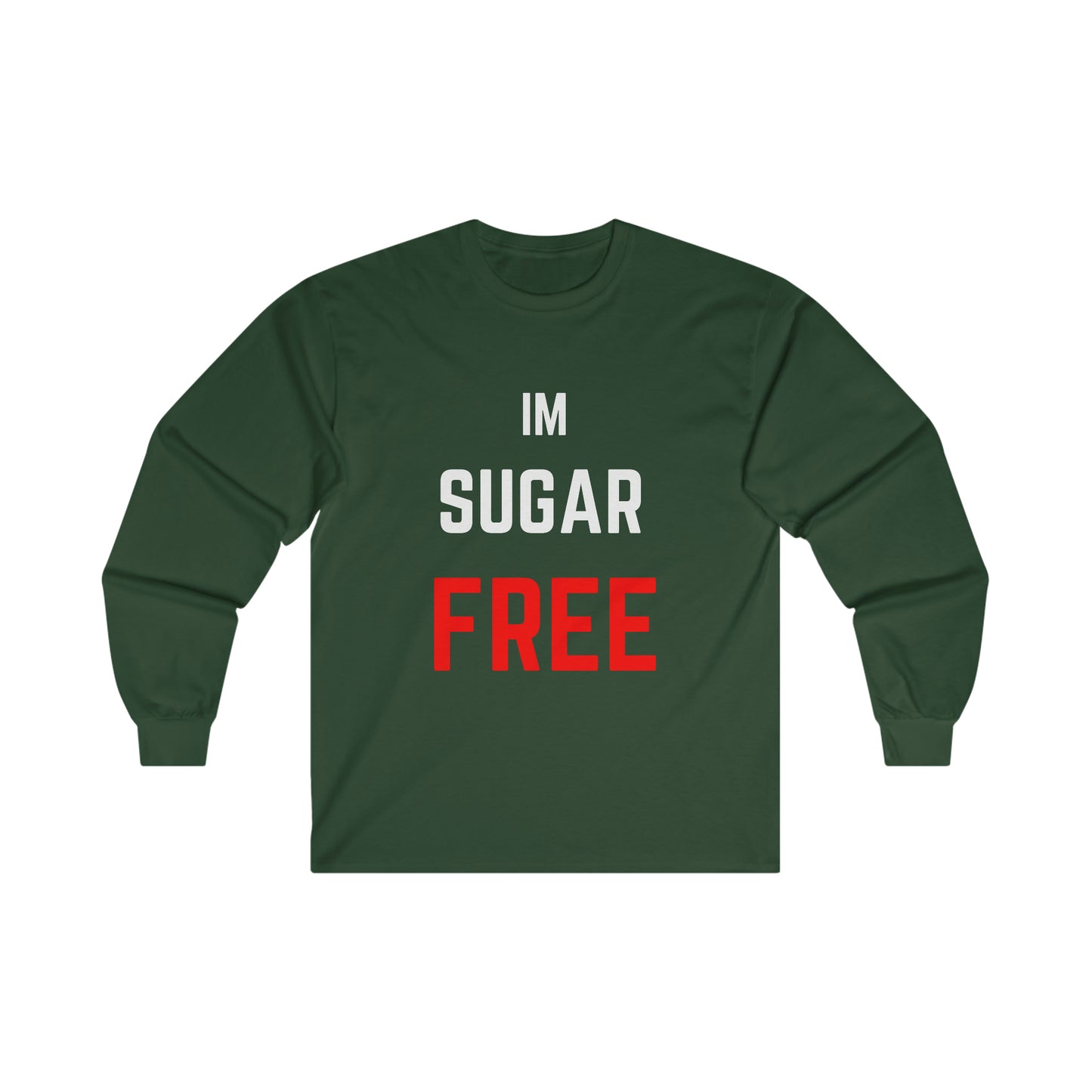 Im Sugar Free Red Long Sleeve Tee