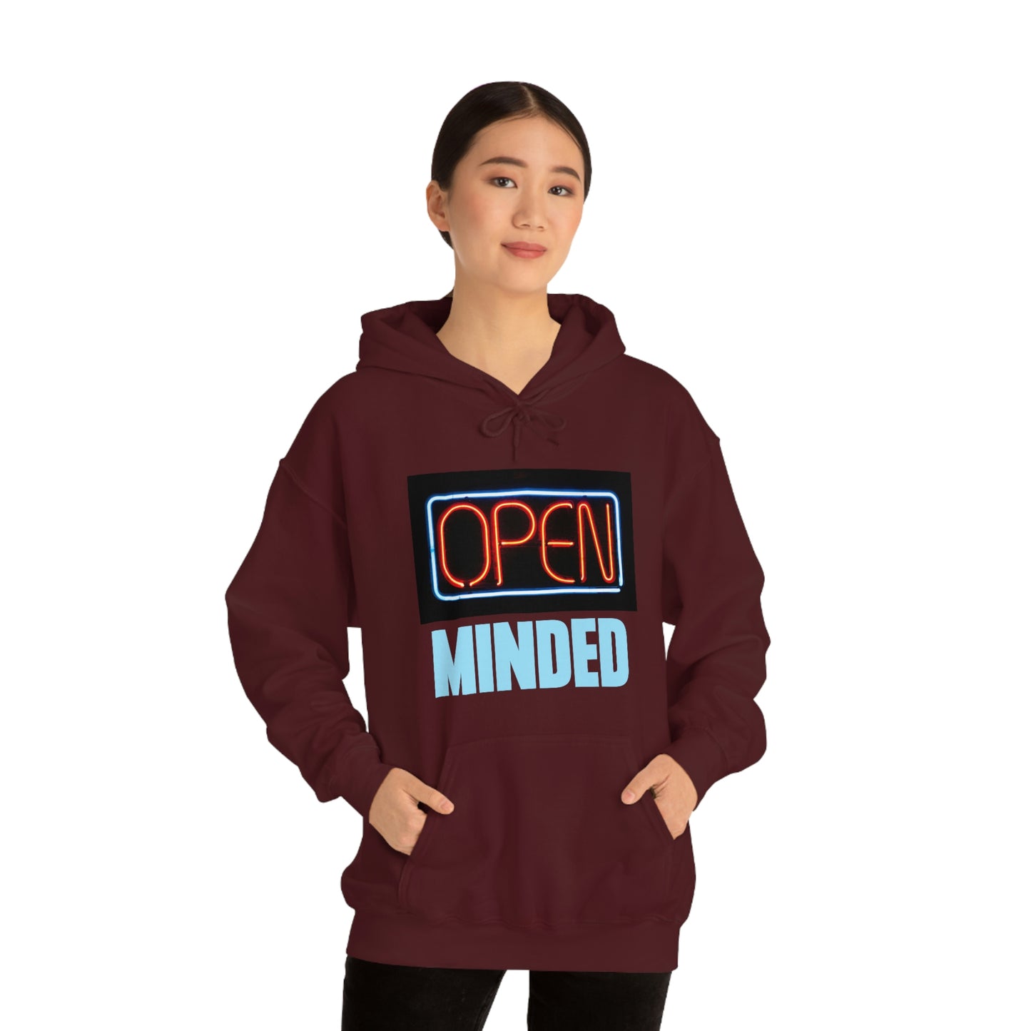 Open Minded Blue Hoodie