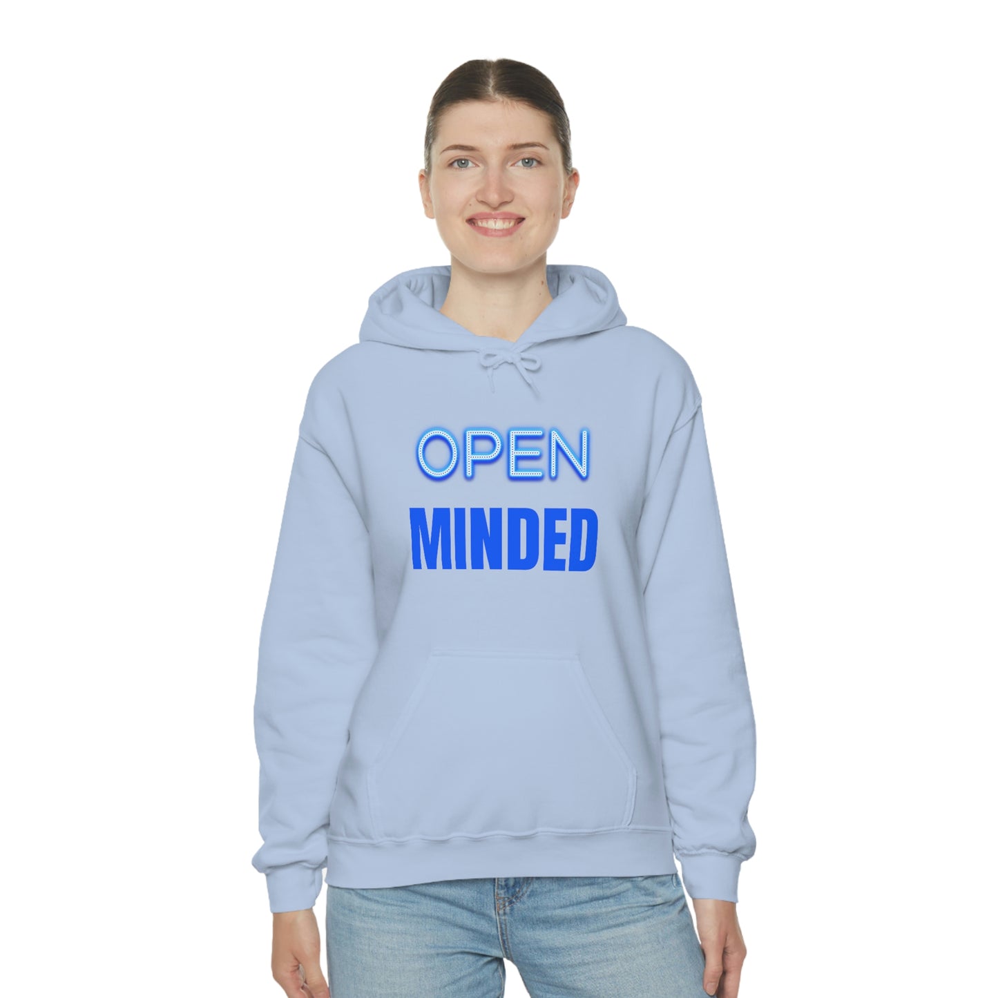 Open Minded Blue Hoodie