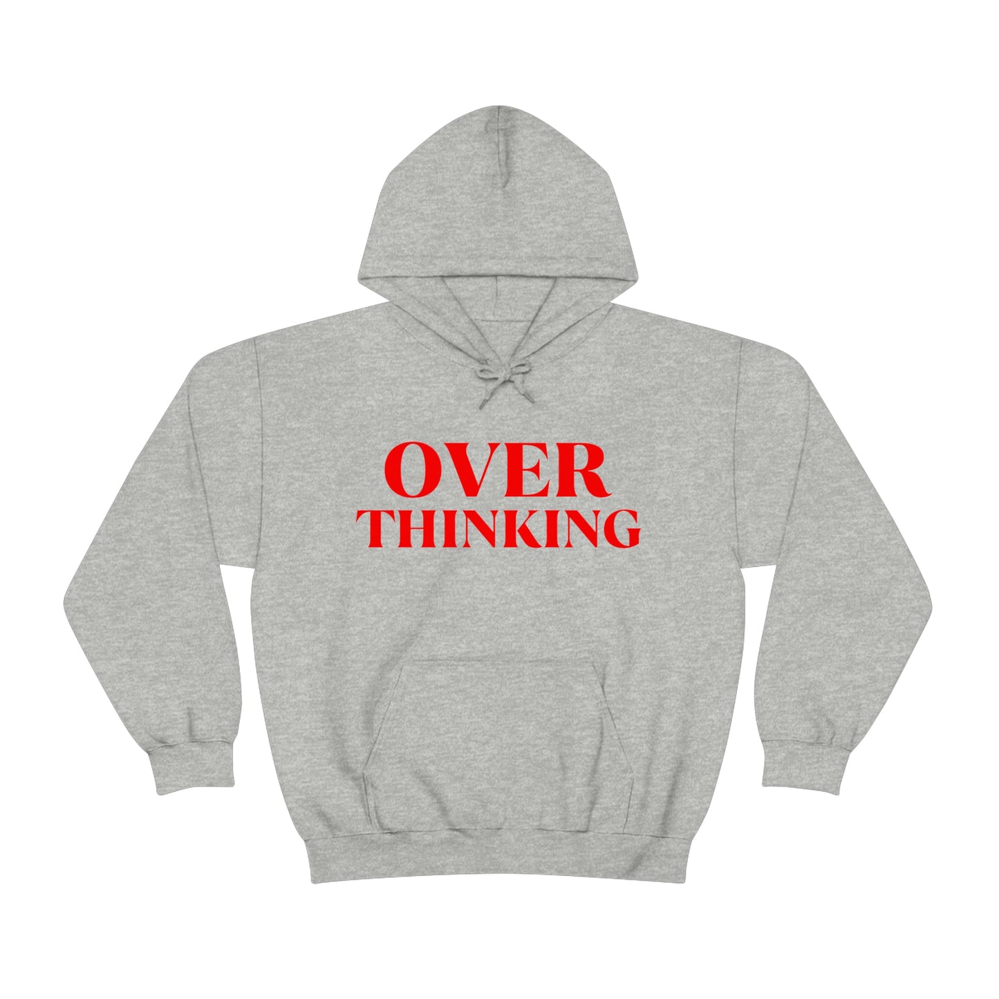 Over Thinking Red Hoodie