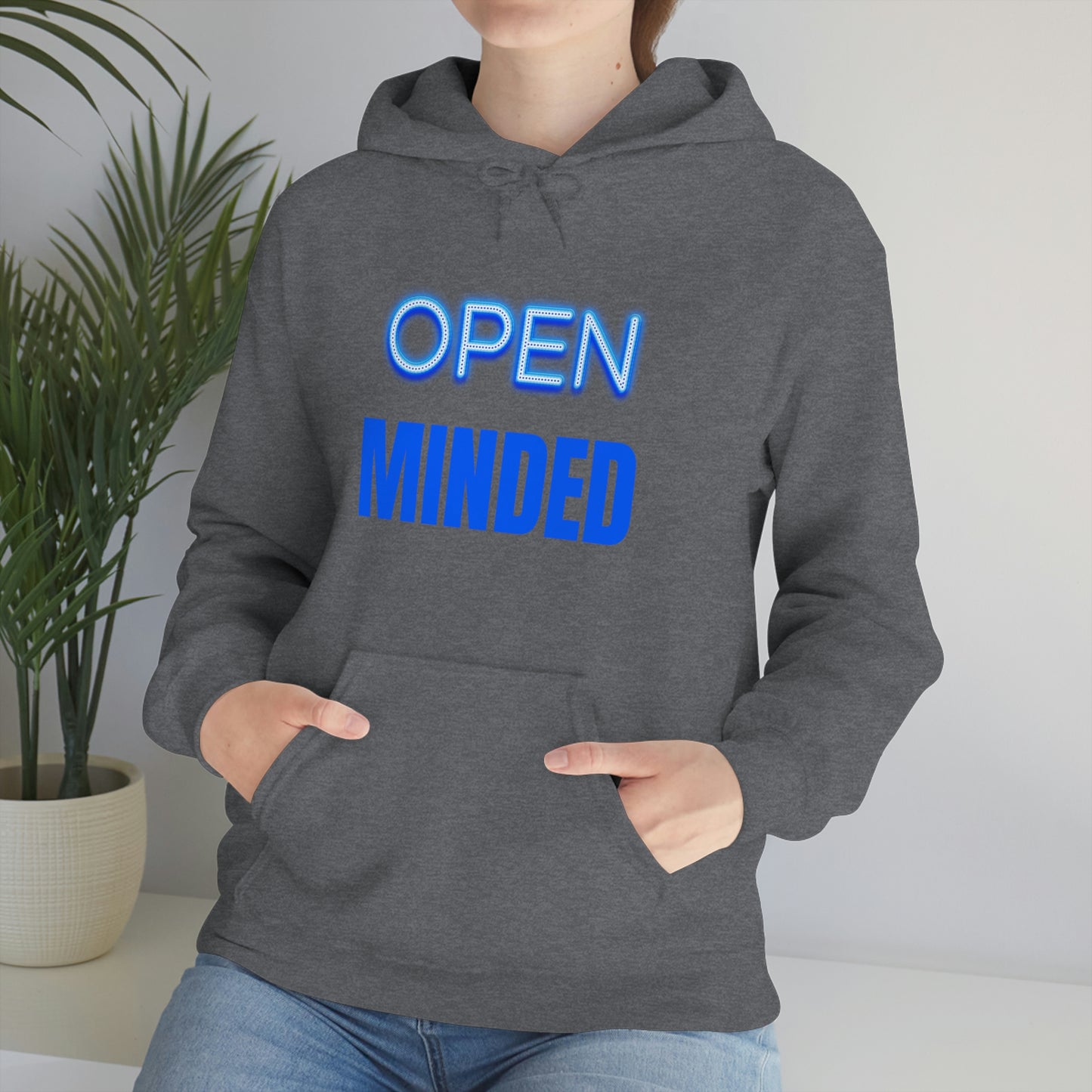 Open Minded Blue Hoodie