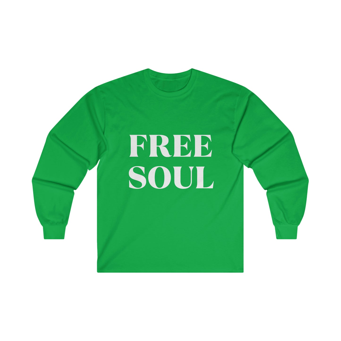 Free Soul Wht Long Sleeve Tee