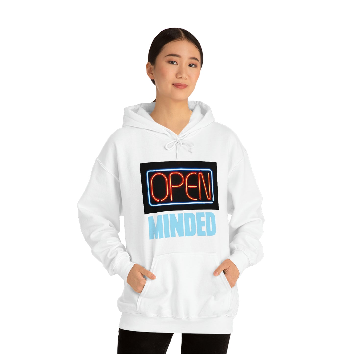 Open Minded Blue Hoodie