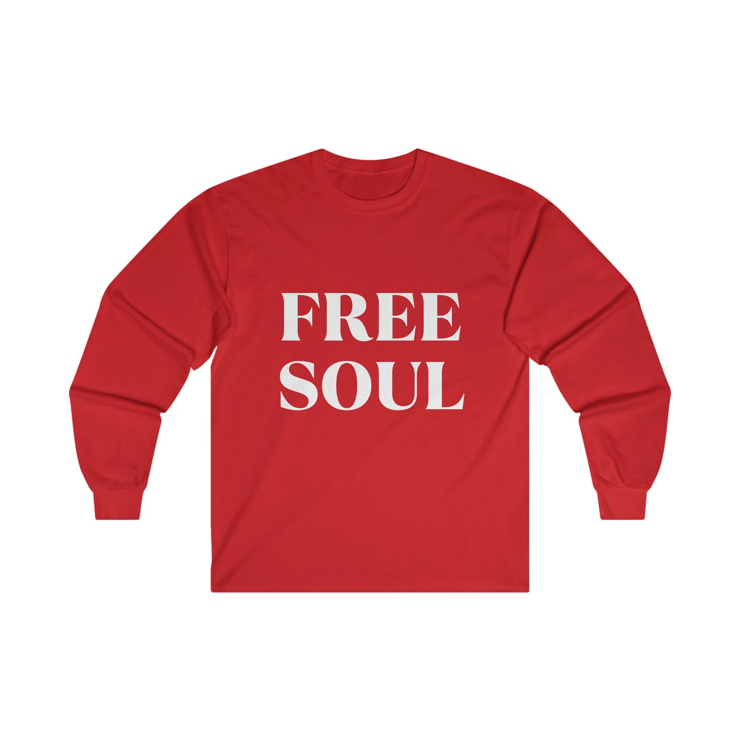 Free Soul Wht Long Sleeve Tee