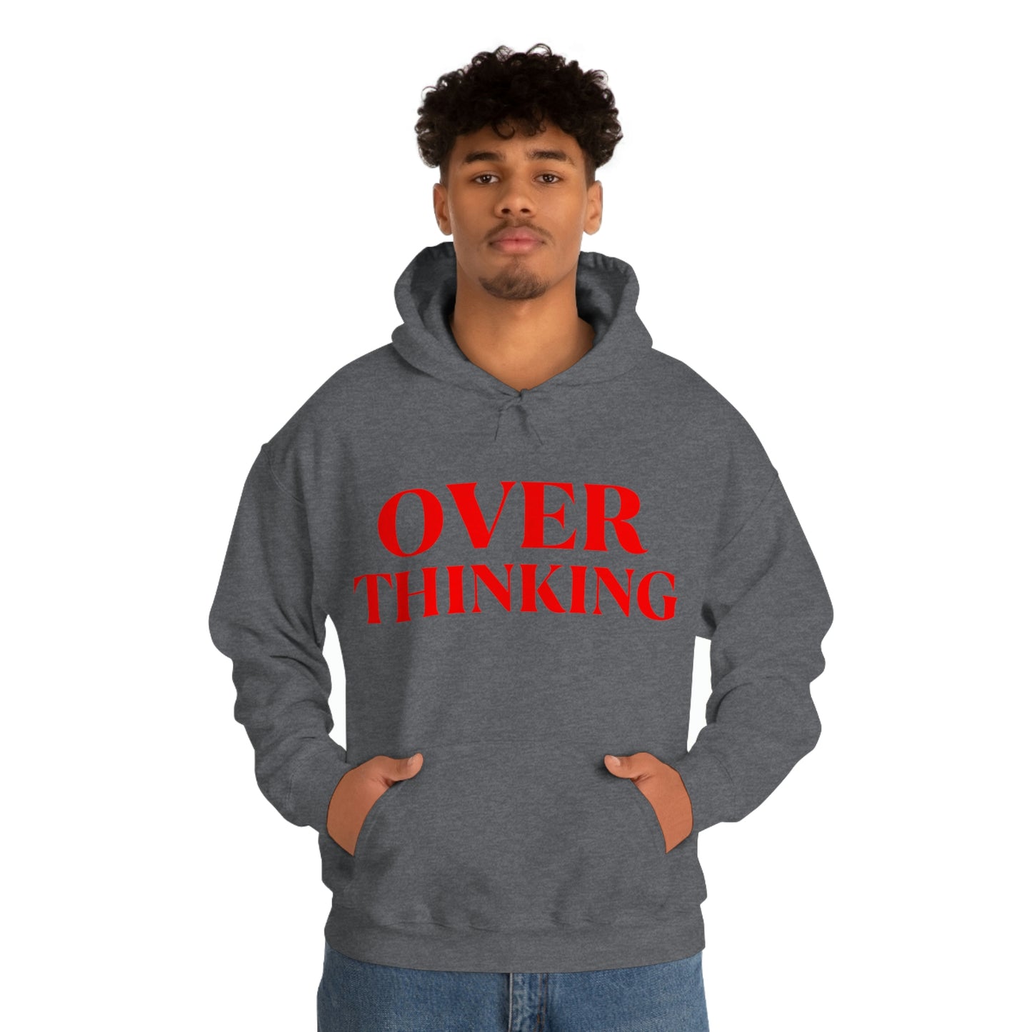 Over Thinking Red Hoodie