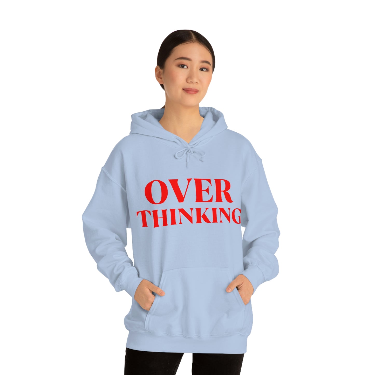 Over Thinking Red Hoodie