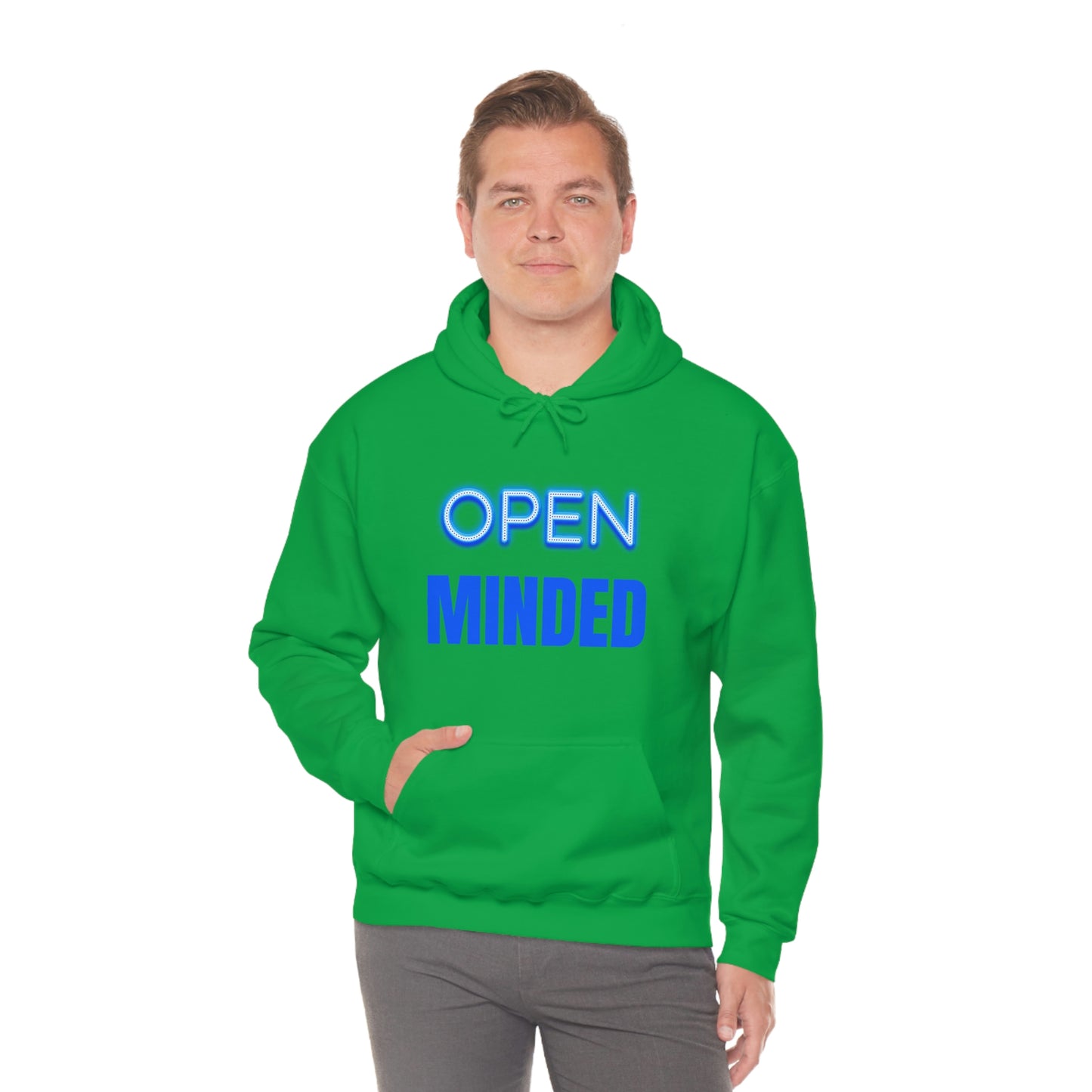 Open Minded Blue Hoodie