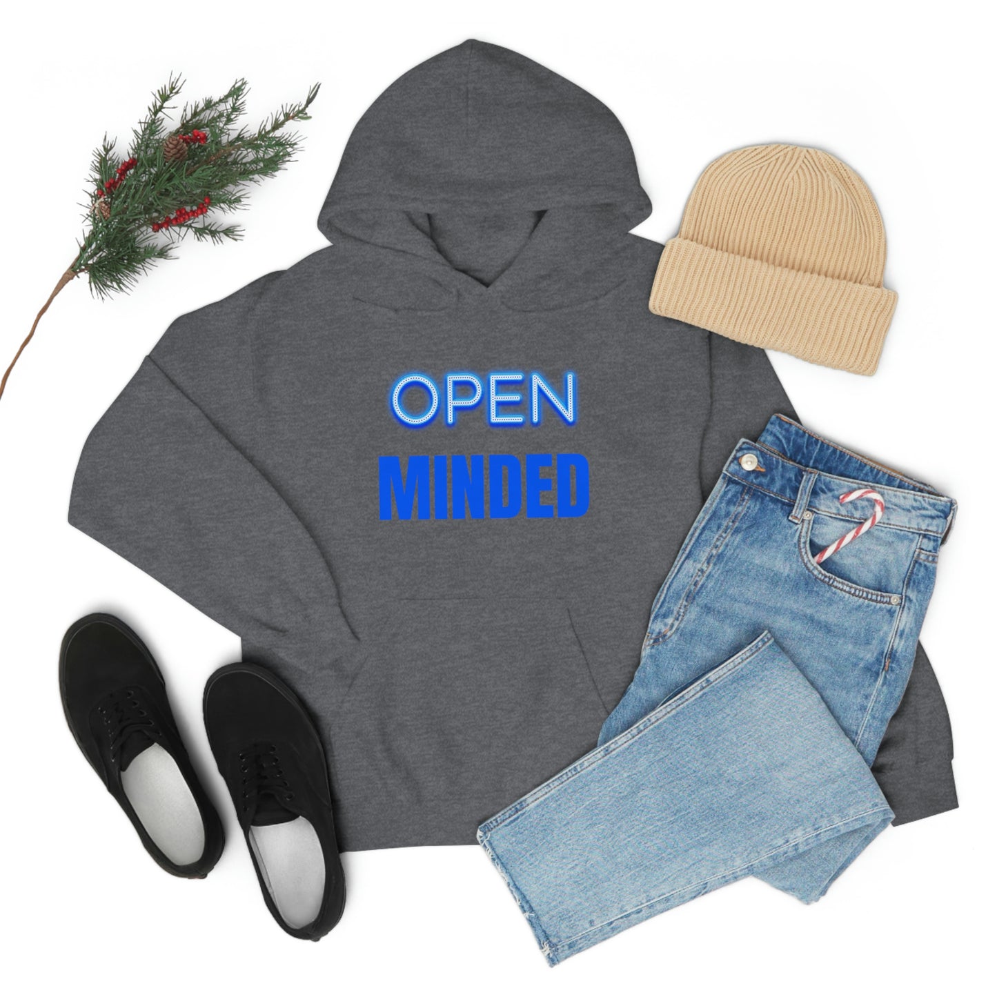 Open Minded Blue Hoodie