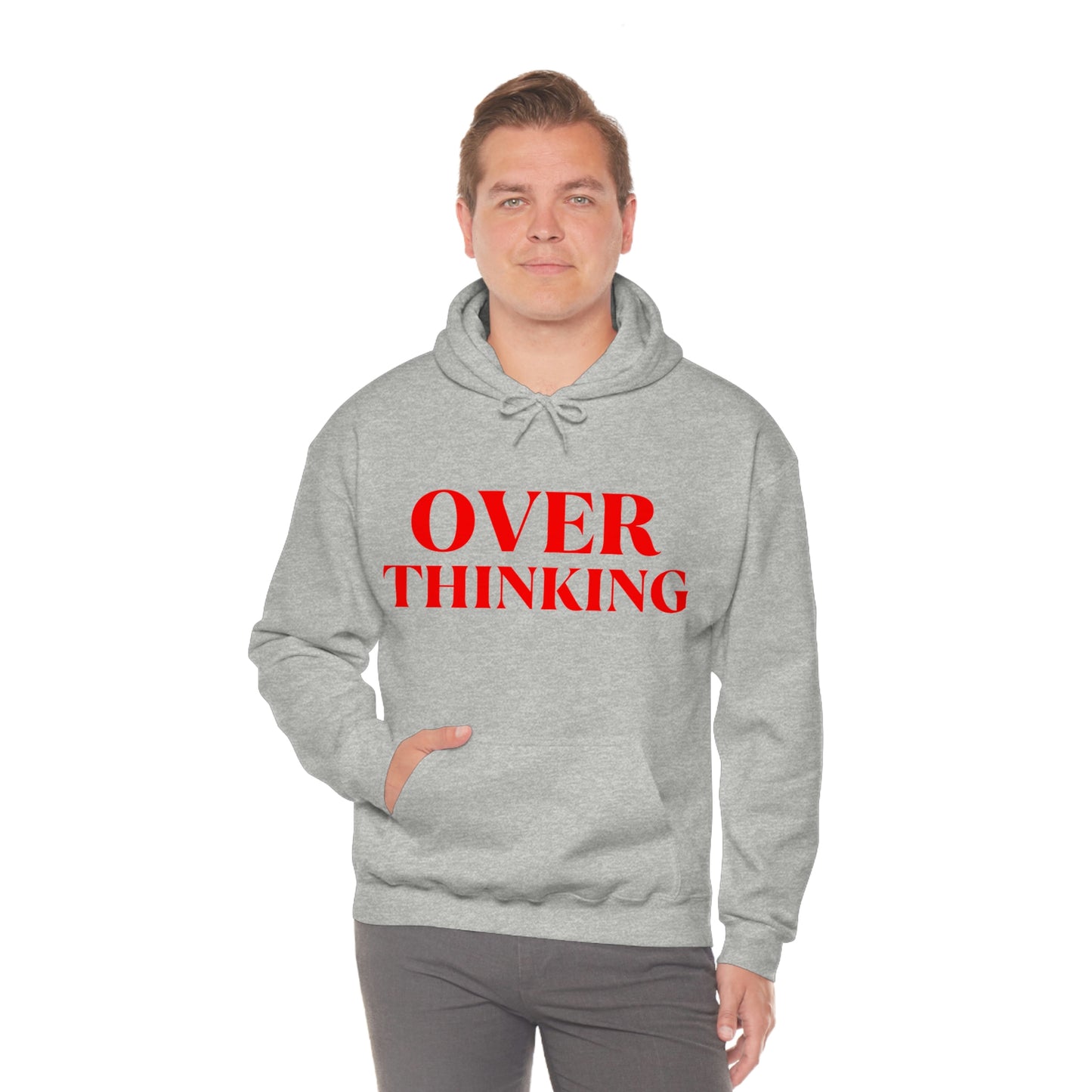 Over Thinking Red Hoodie