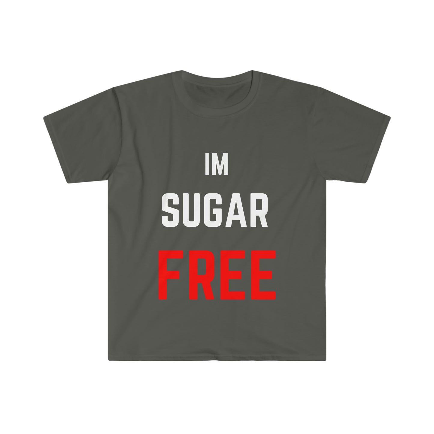 IM Sugar Free WhtRd T-Shirt