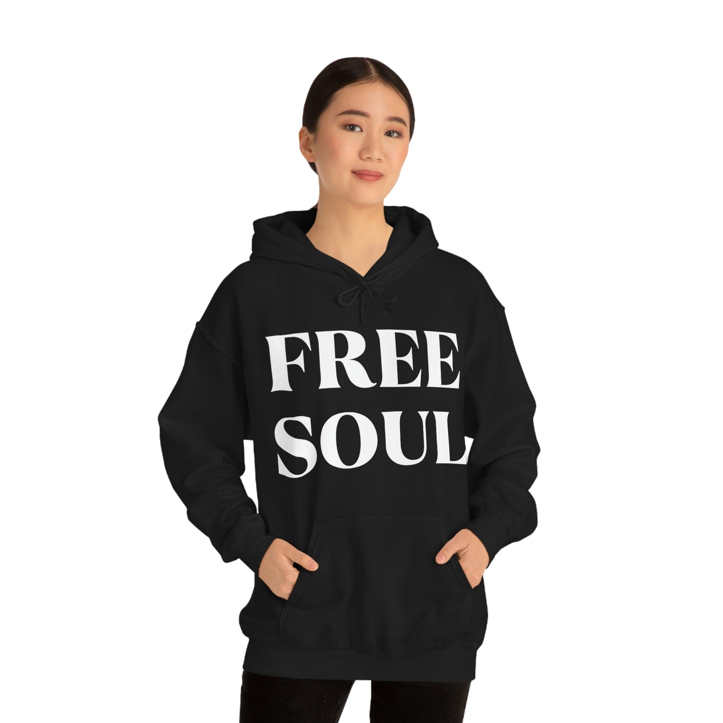 Free Soul Wht Hoodie