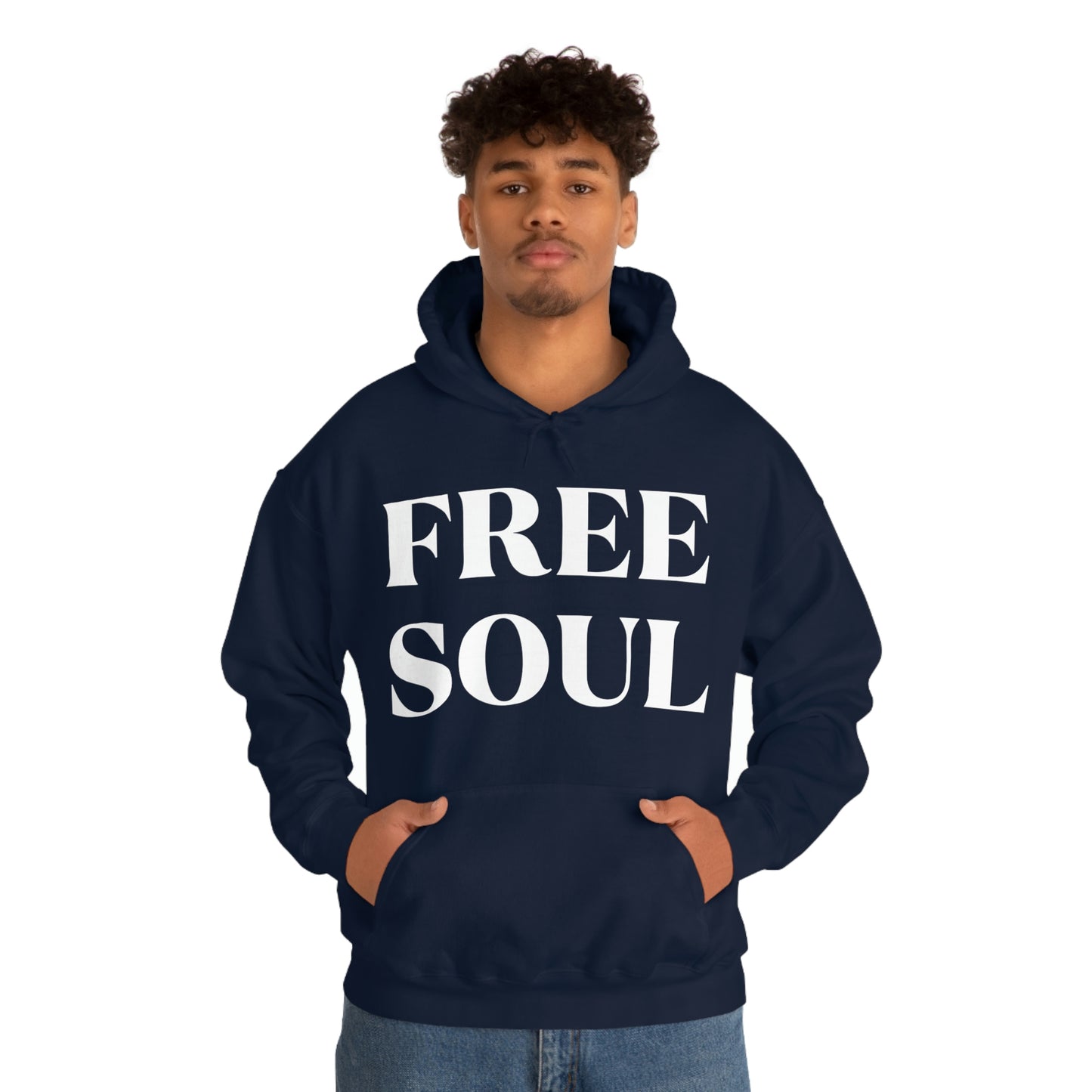 Free Soul Wht Hoodie