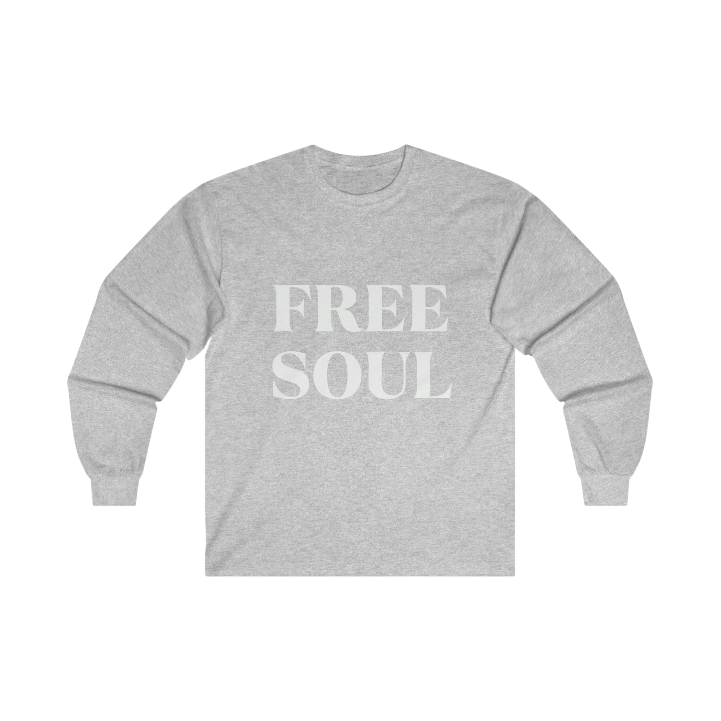 Free Soul Wht Long Sleeve Tee