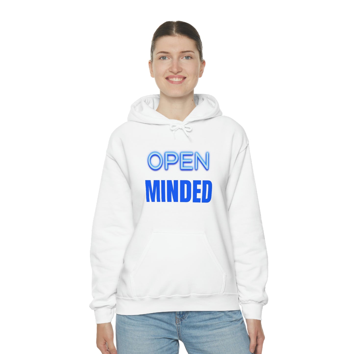 Open Minded Blue Hoodie