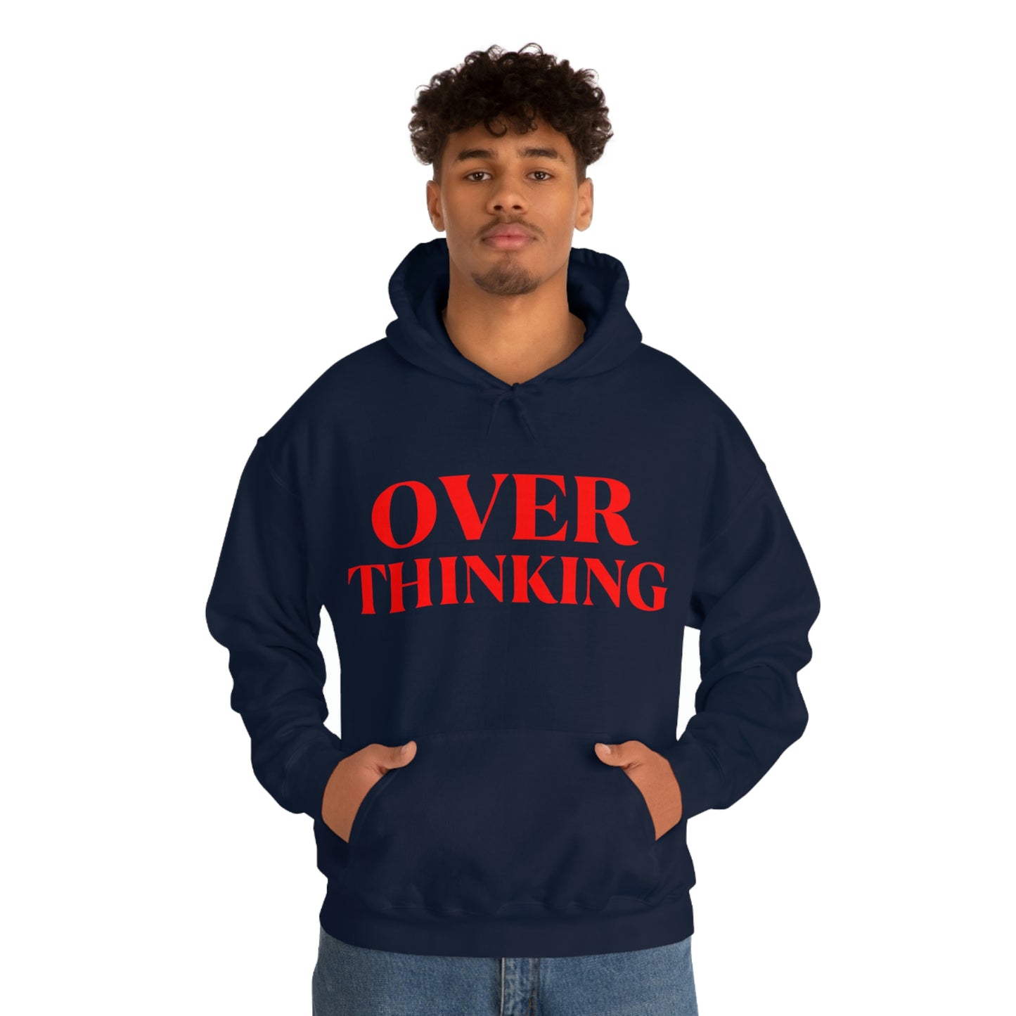 Over Thinking Red Hoodie