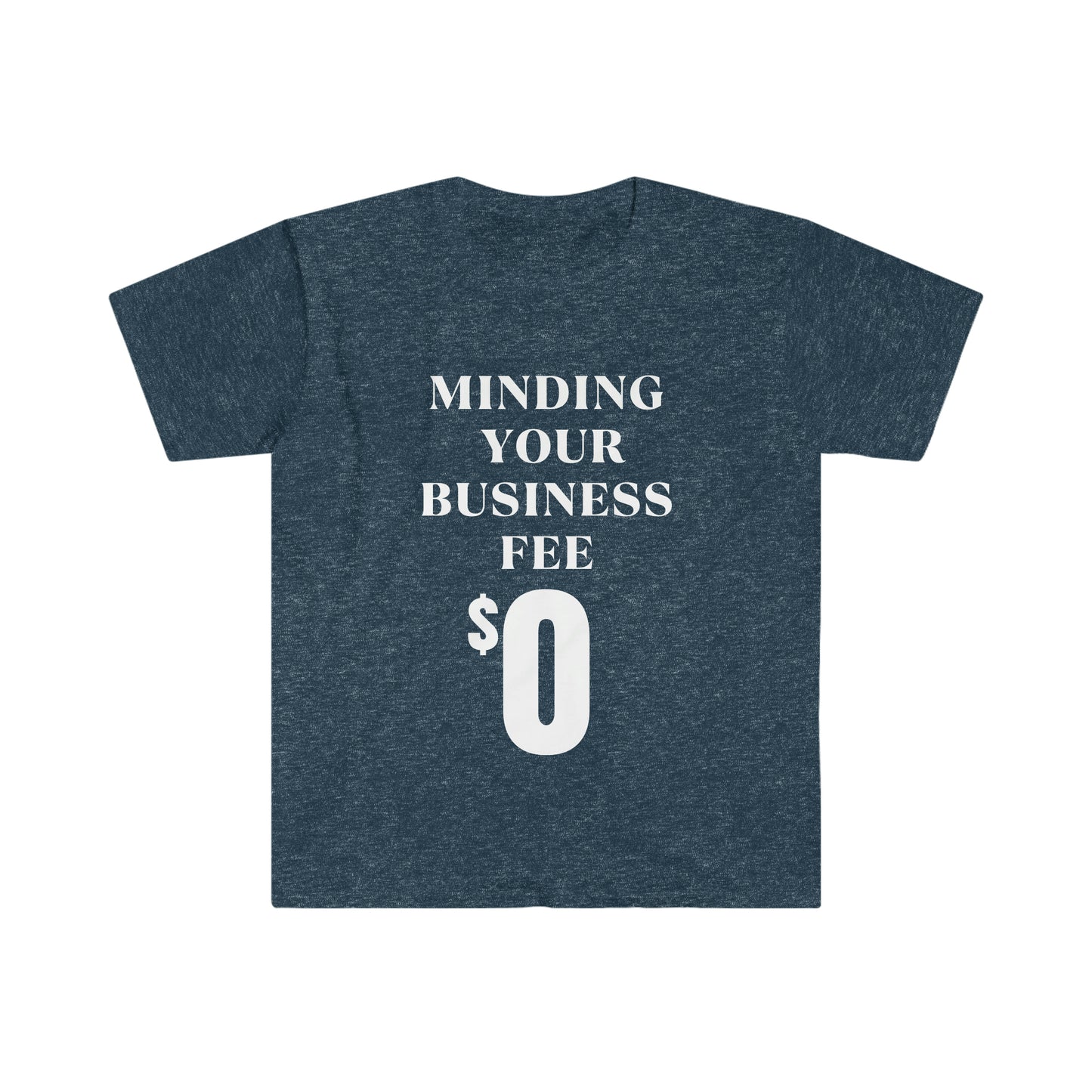 Minding Your Business Fee WHT T-Shirt