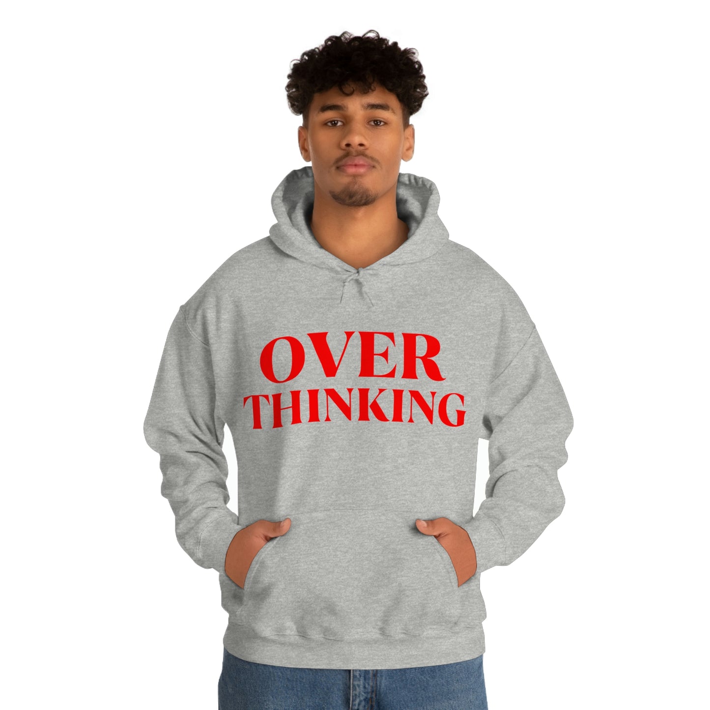 Over Thinking Red Hoodie