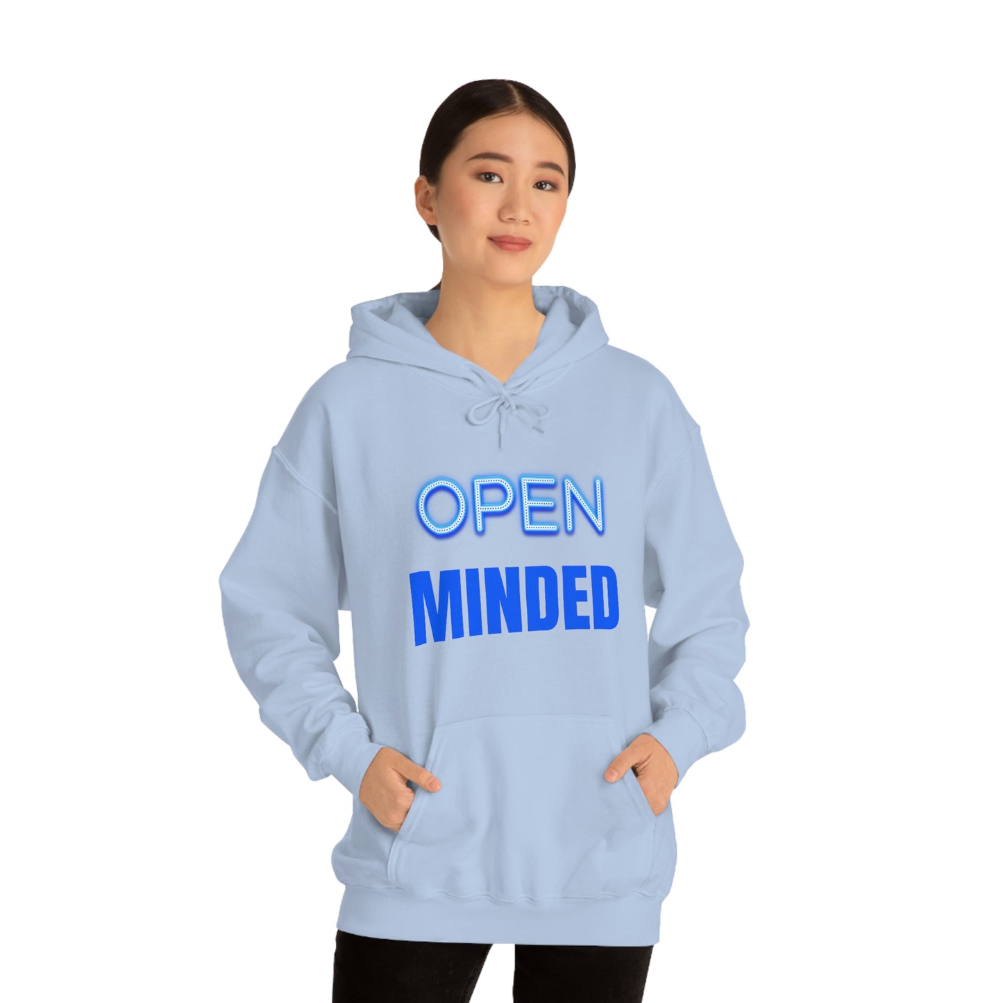 Open Minded Blue Hoodie