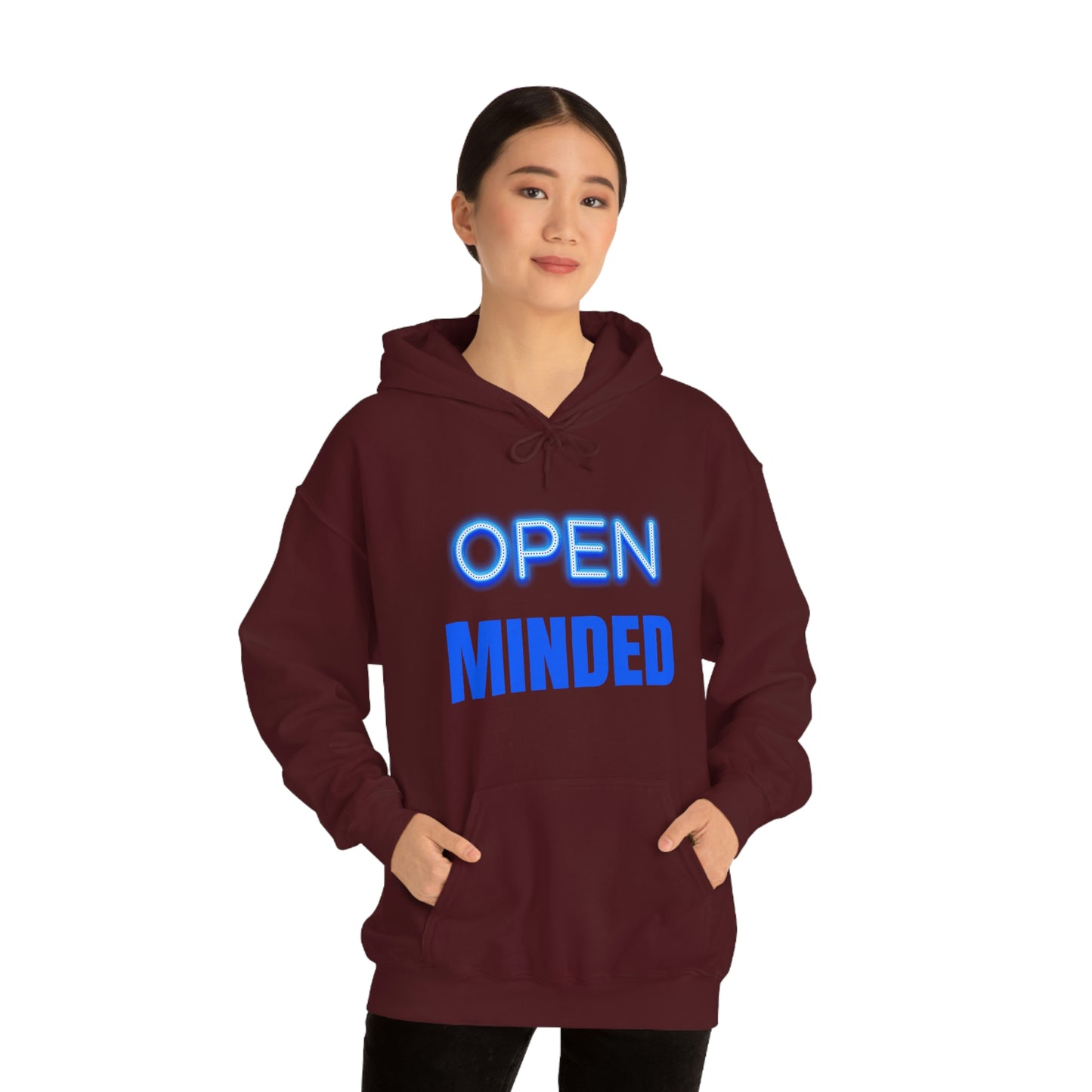 Open Minded Blue Hoodie