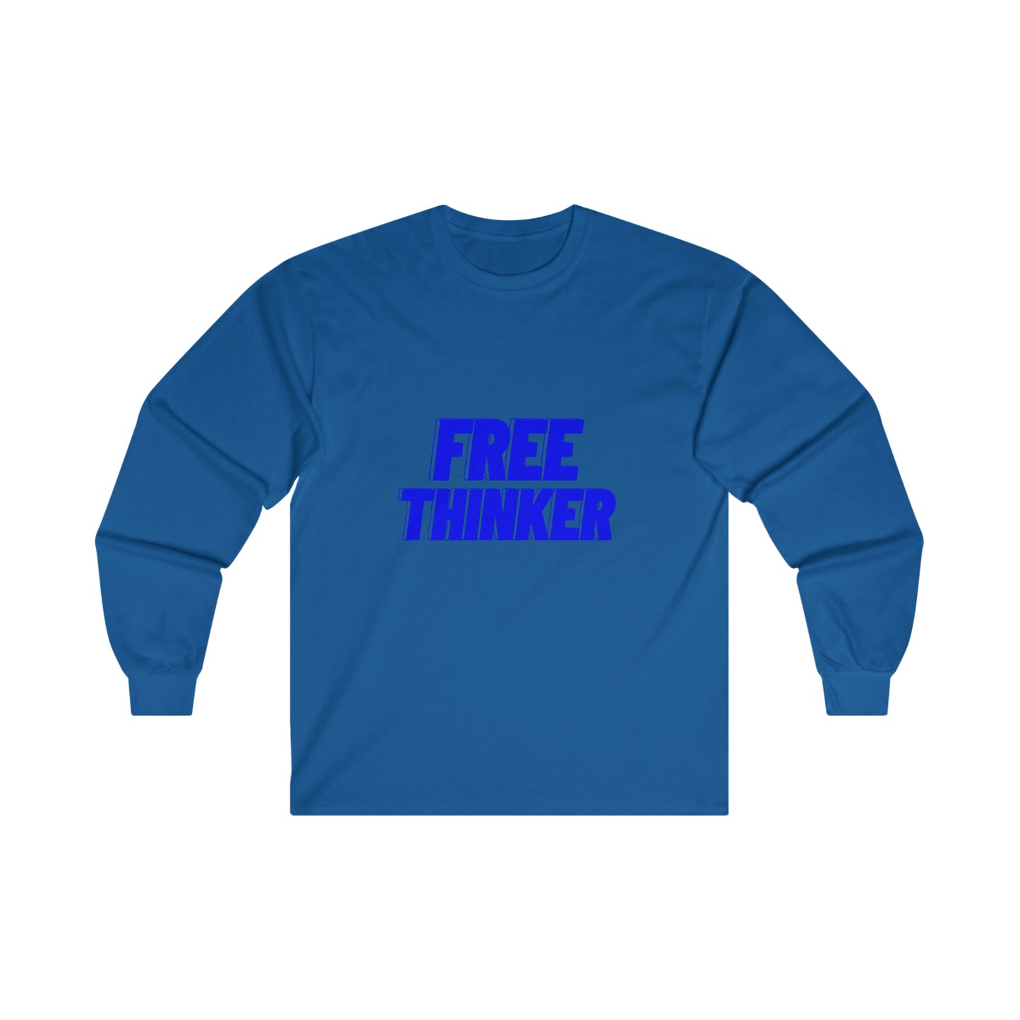 Free Thinker Blu Long Sleeve Tee